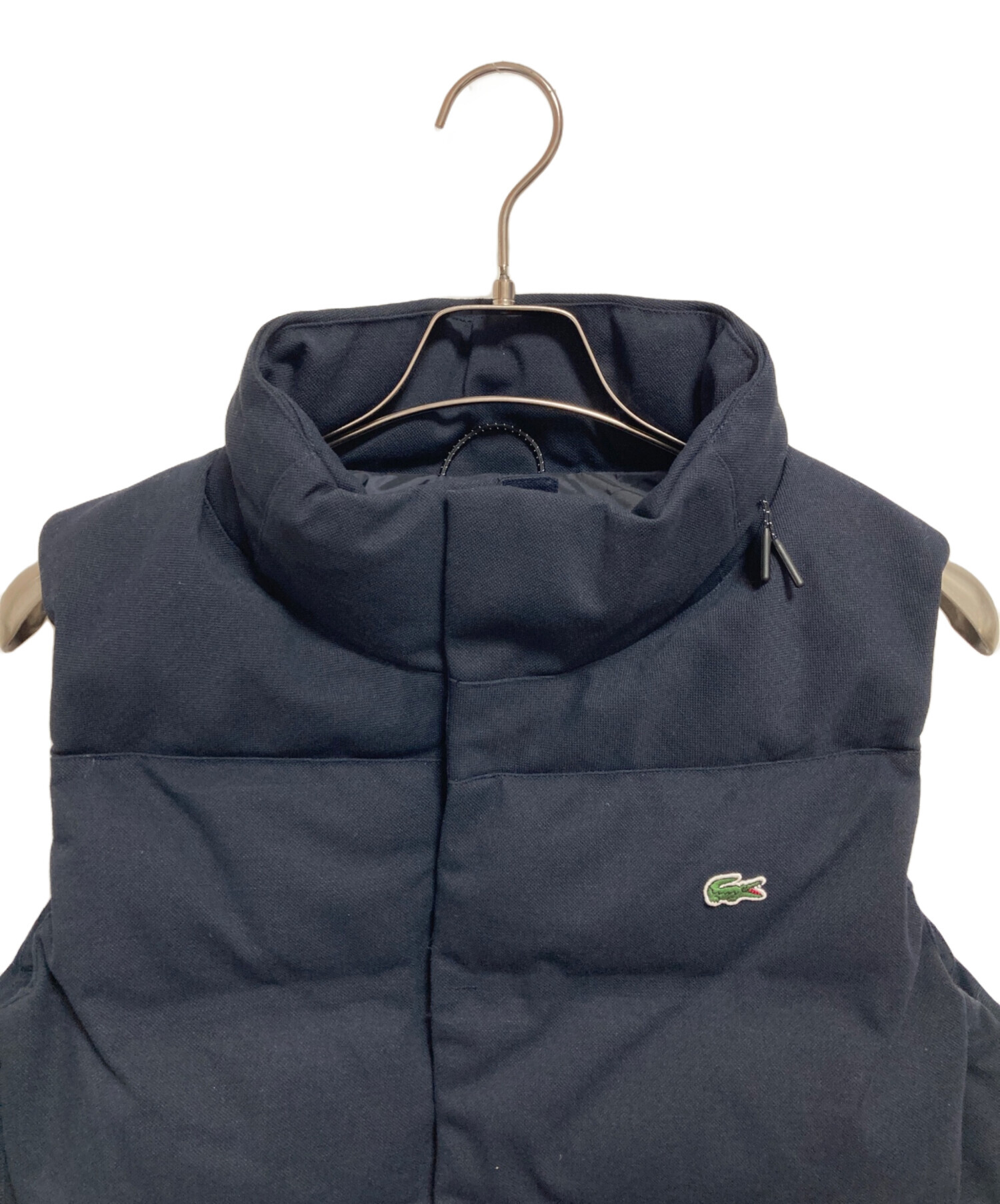 中古・古着通販】LACOSTE (ラコステ) ピケダウンベスト ネイビー