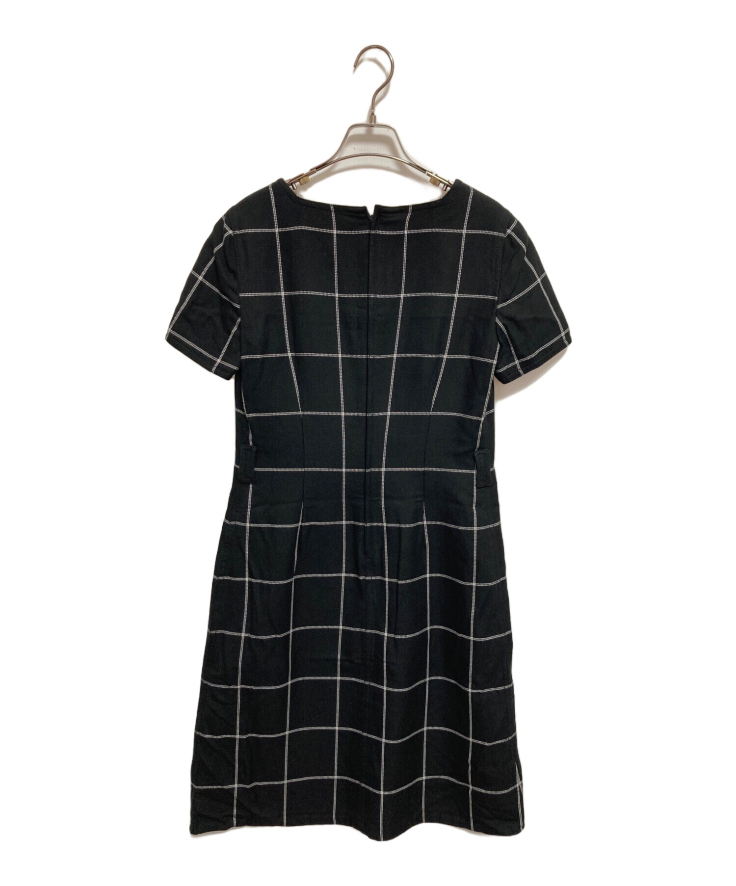 中古・古着通販】courreges (クレージュ) ブラウスワンピース ブラック 