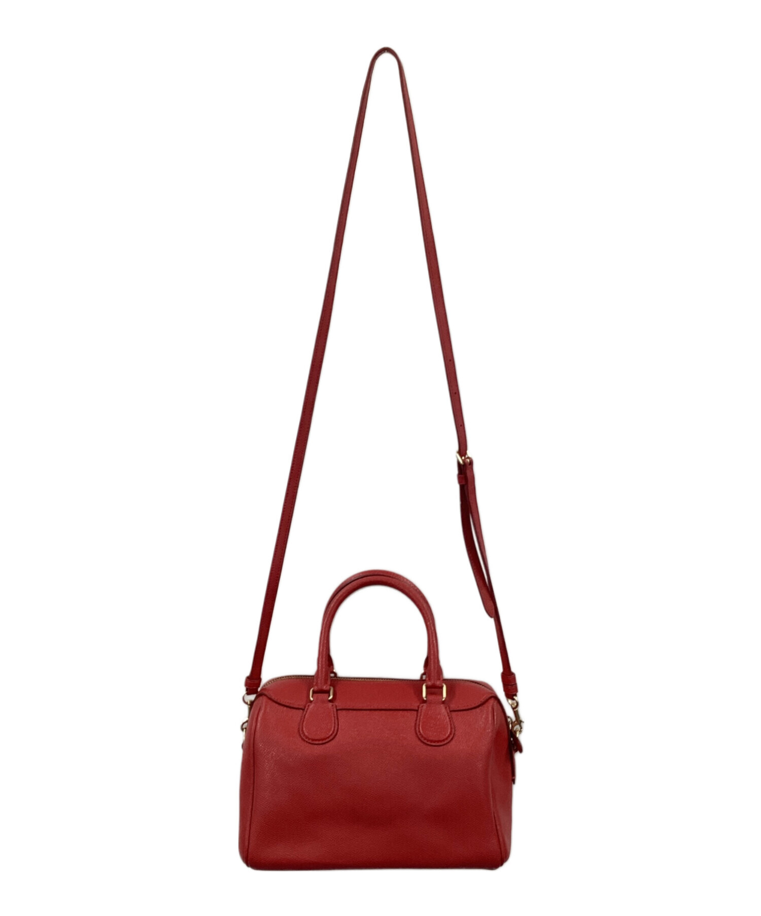 中古・古着通販】COACH (コーチ) 2WAYショルダーバッグ レッド