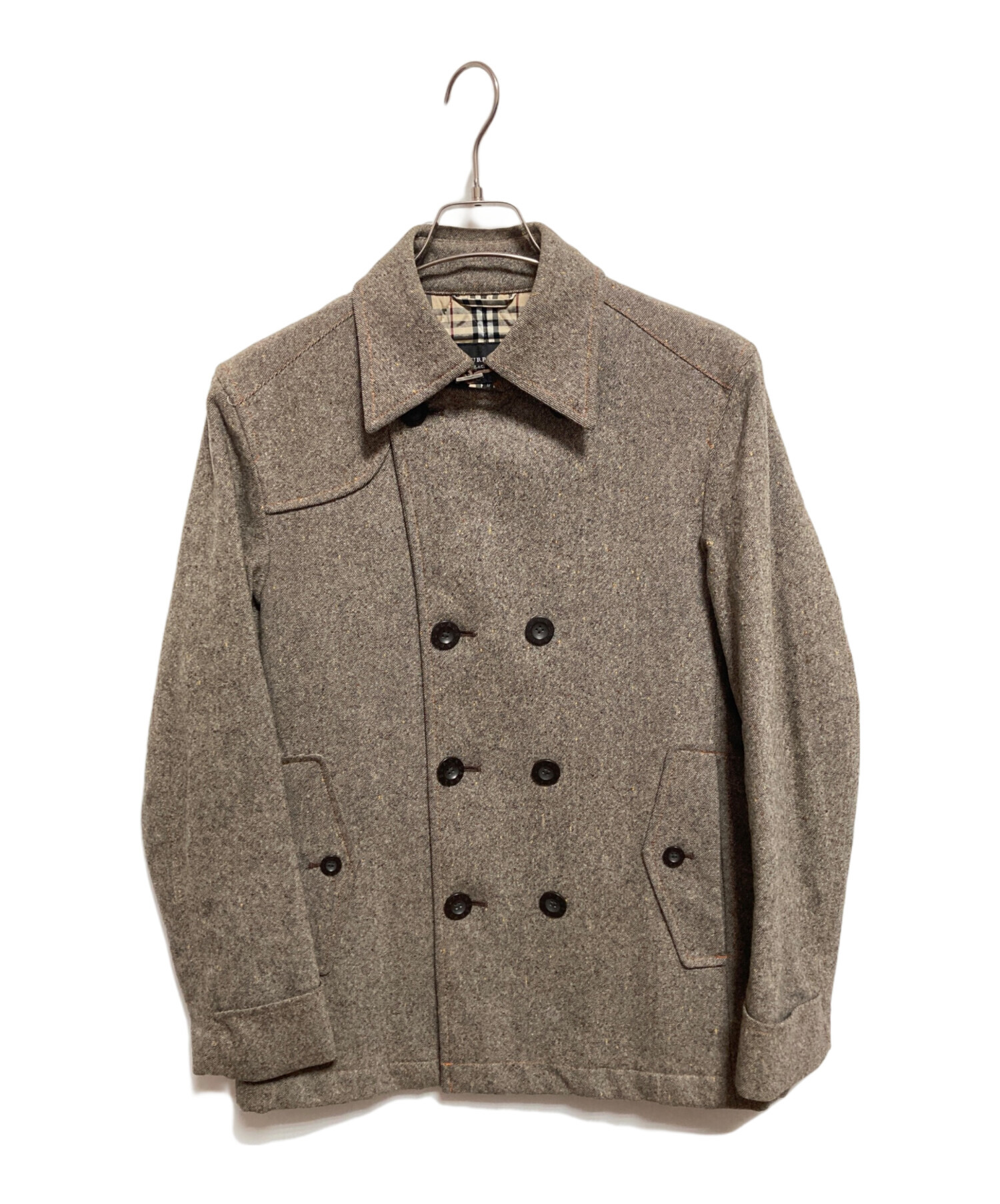 BURBERRY BLACK LABEL ウールコート 中古・古着通販】BURBERRY BLACK LABEL (バーバリーブラックレーベル
