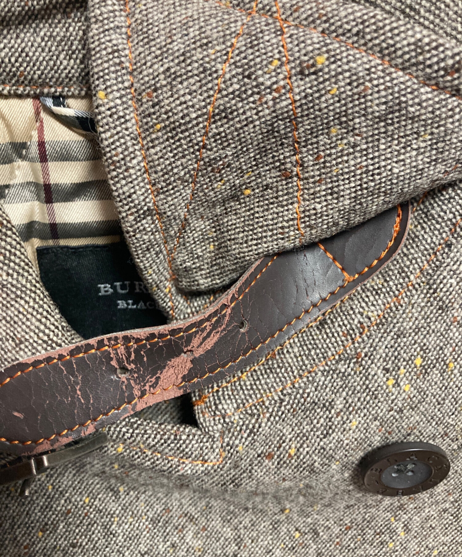 Burberry black label ウールコート 中古・古着通販】BURBERRY BLACK LABEL (バーバリーブラックレーベル