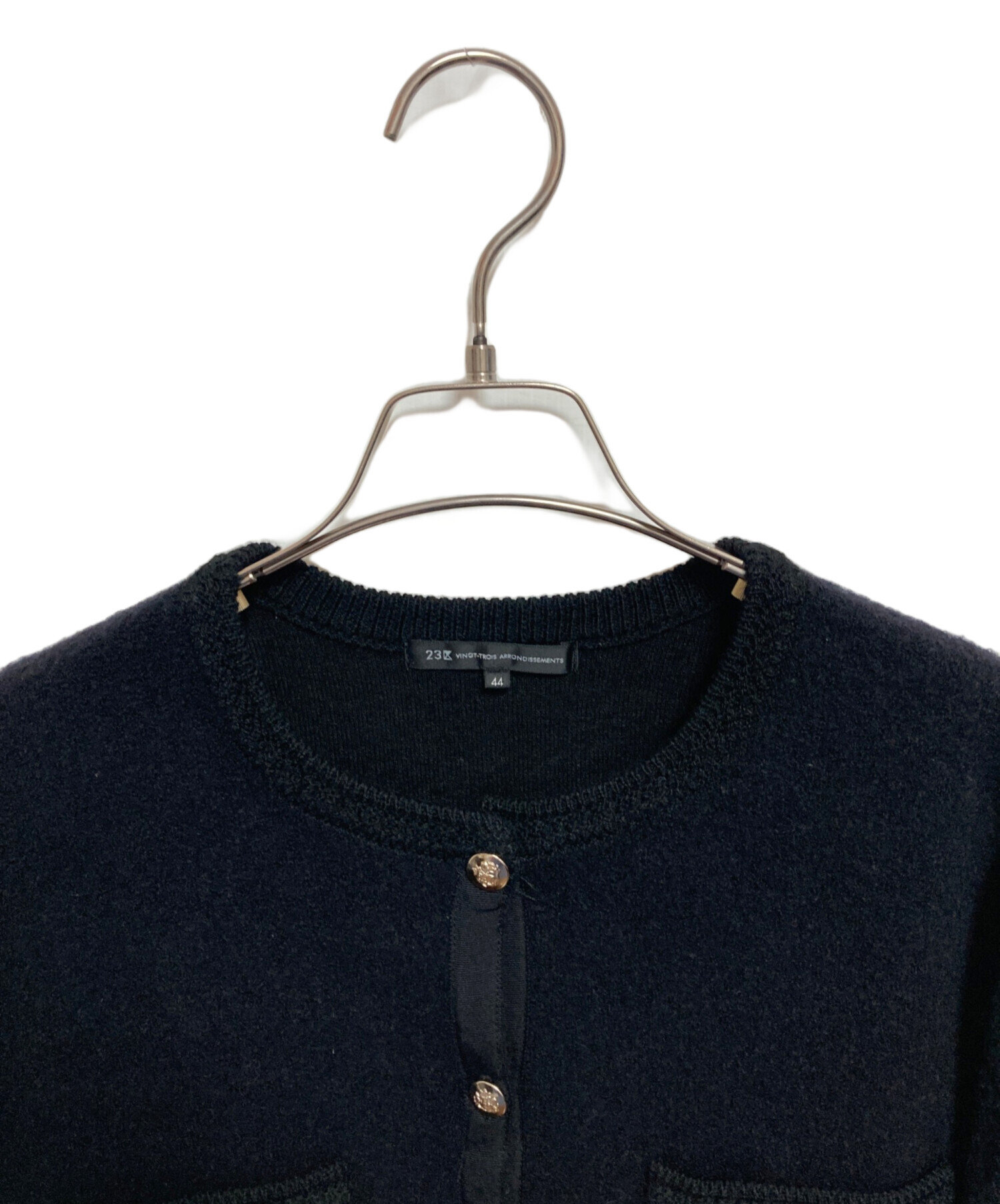 タグ付き✨23区 　ニジュウサンク　カーディガン　羊毛　カシミヤ　38 23区 S(ニジュウサンク エス)の【見上愛さん着用/洗える】ピュア