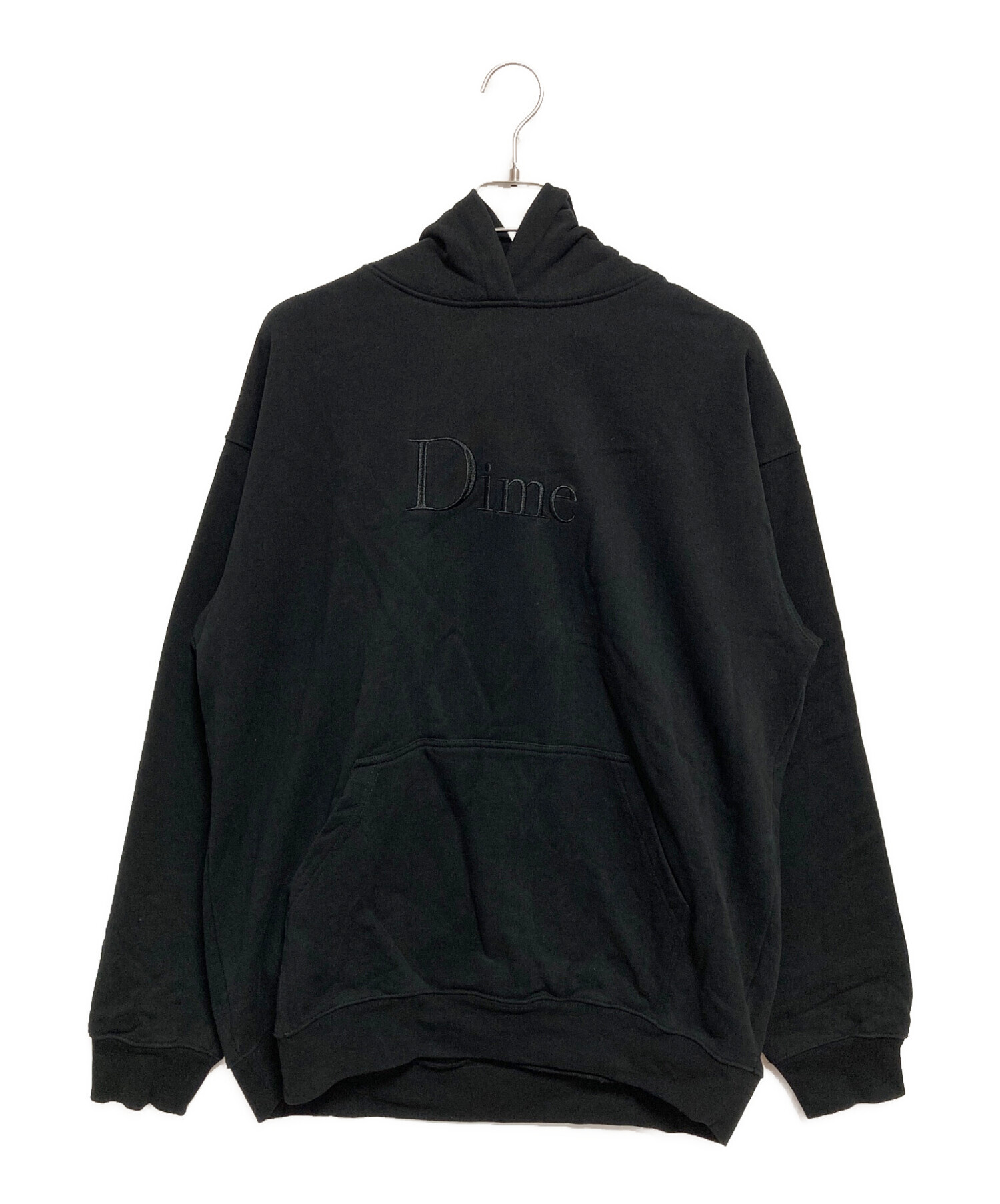 中古・古着通販】Dime (ダイム) プルオーバーパーカー ブラック サイズ 
