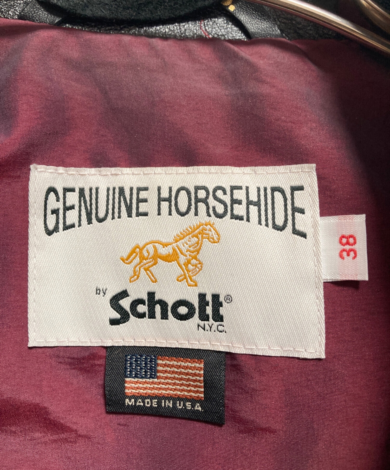 中古・古着通販】Schott (ショット) 641XXH ホースハイド カフェ