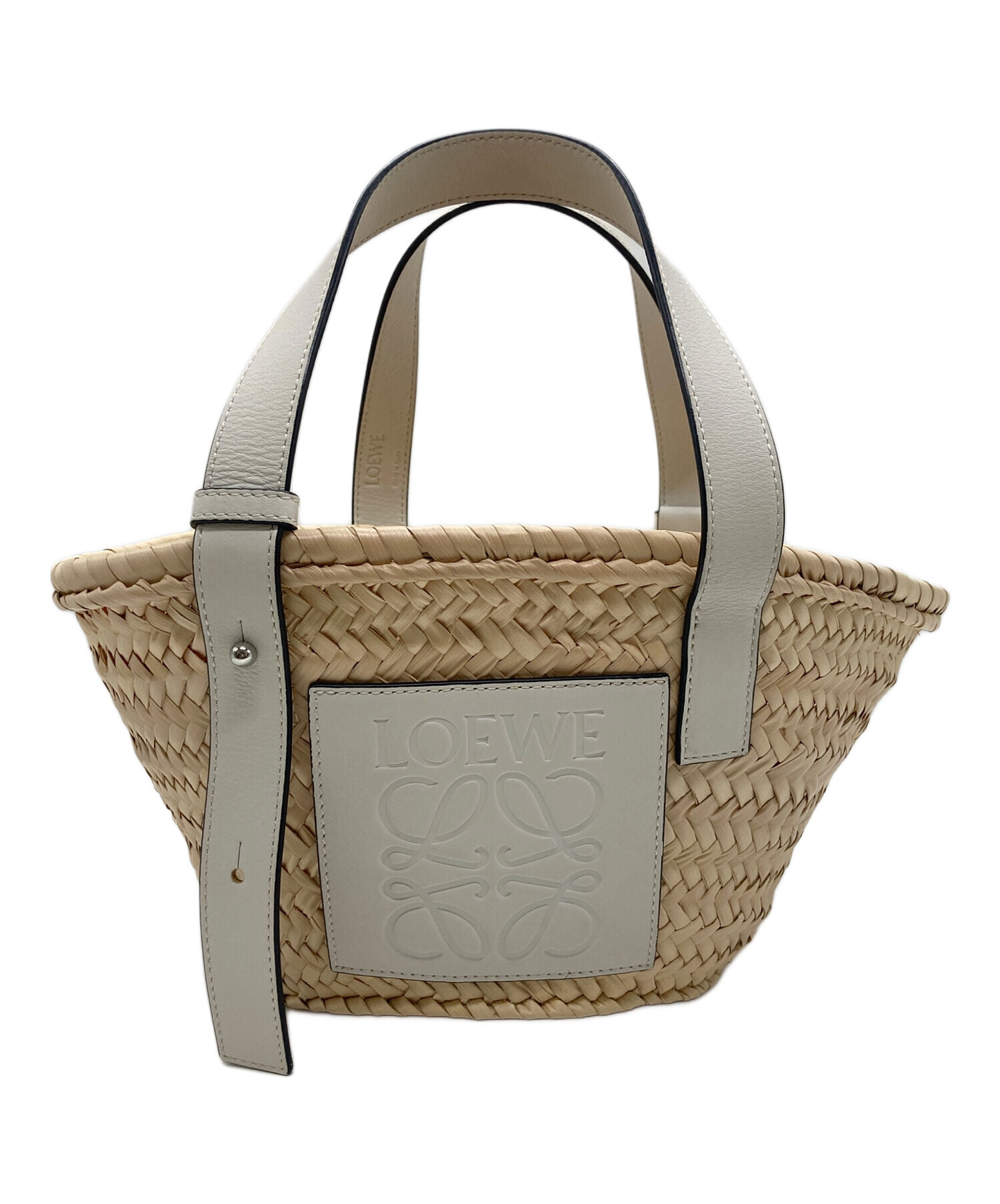 中古・古着通販】LOEWE (ロエベ) バスケットバッグ スモール ベージュ 