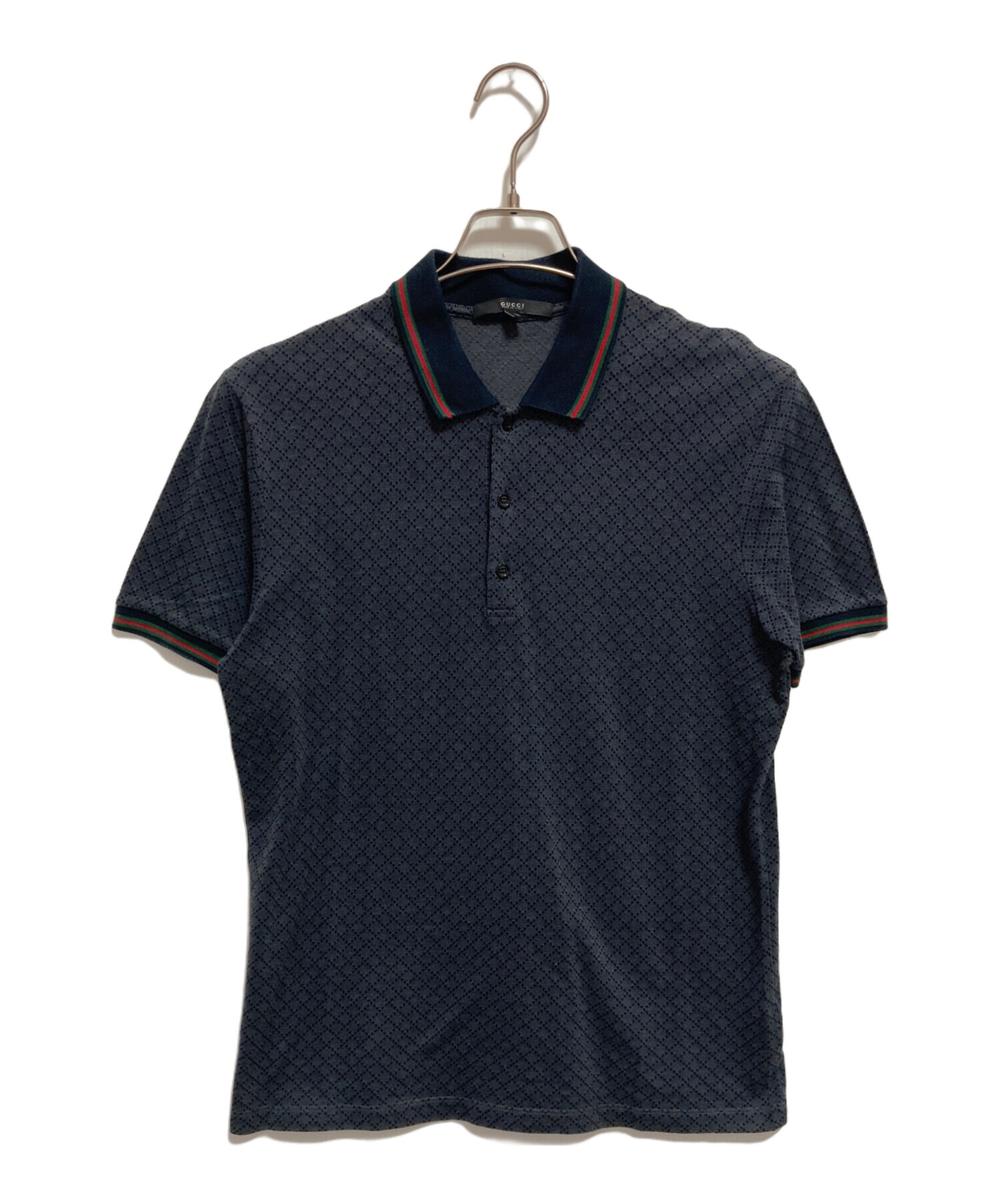 中古・古着通販】GUCCI (グッチ) ポロシャツ ブラック サイズ:M