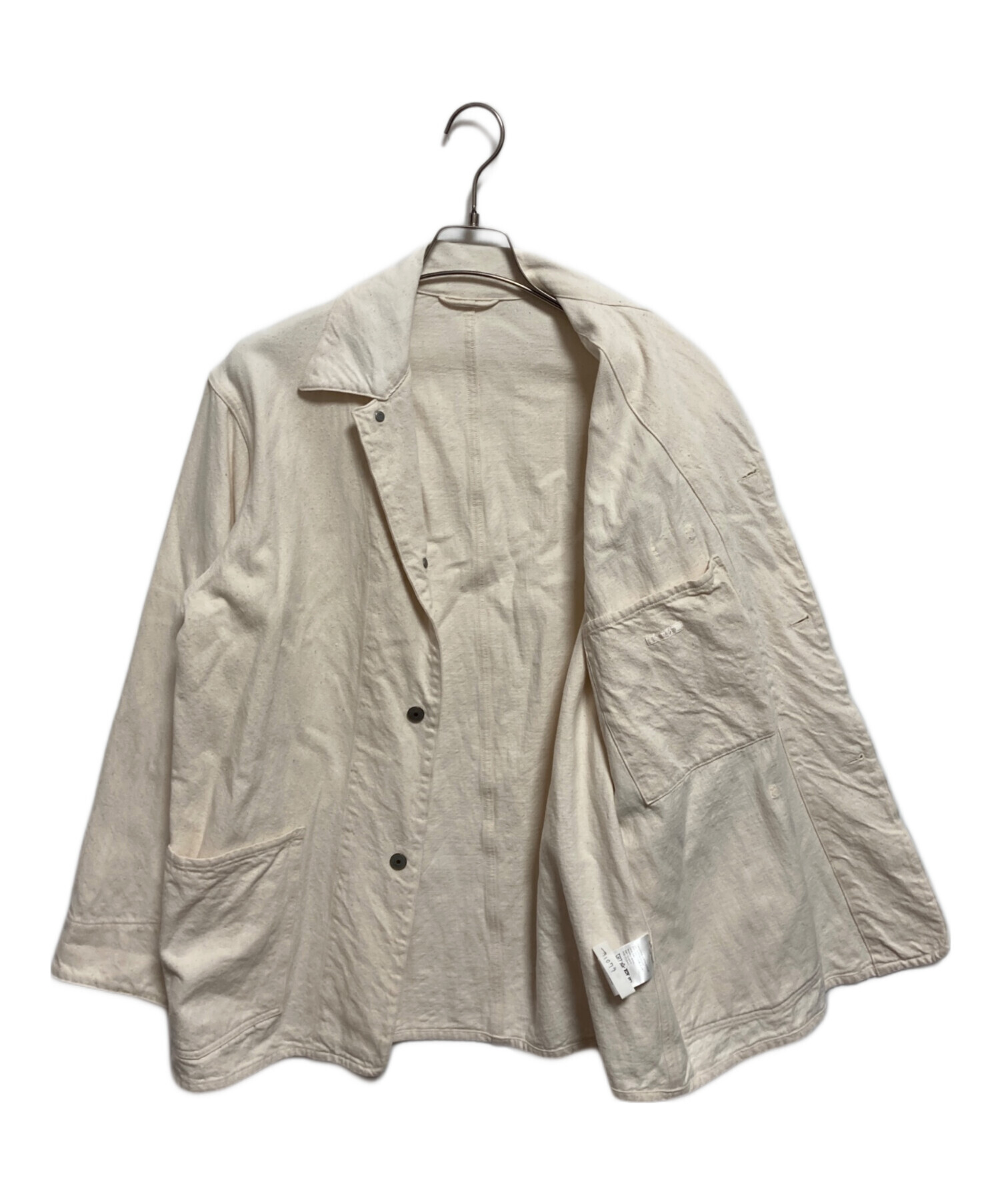 中古・古着通販】COMOLI (コモリ) エクリュデニム ワークジャケット