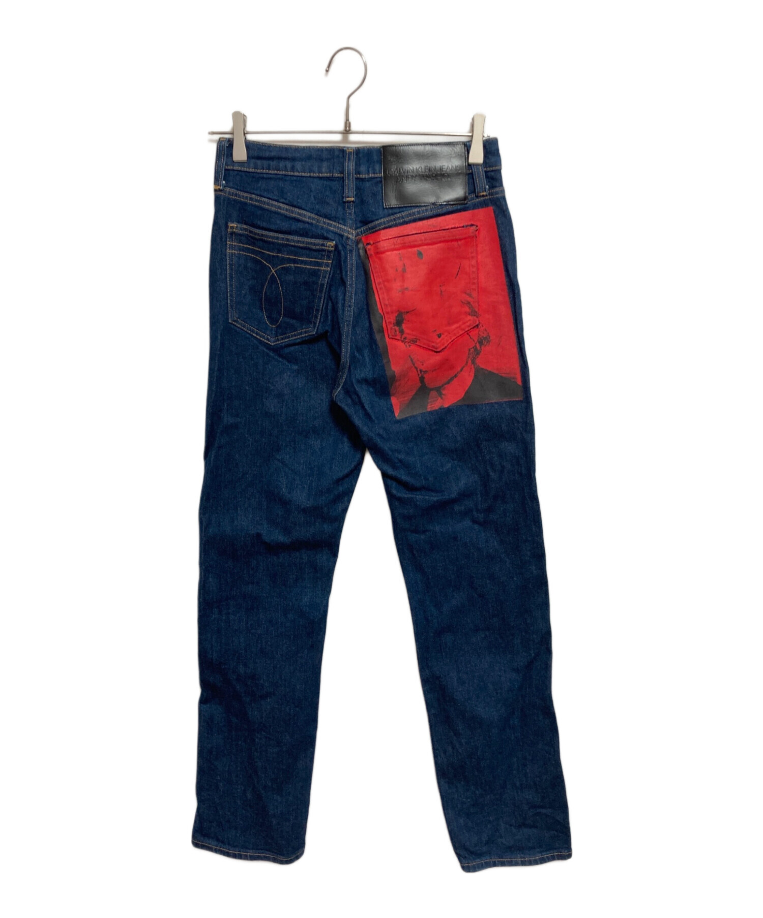 中古・古着通販】Calvin Klein (カルバンクライン) ペイント加工デニム 