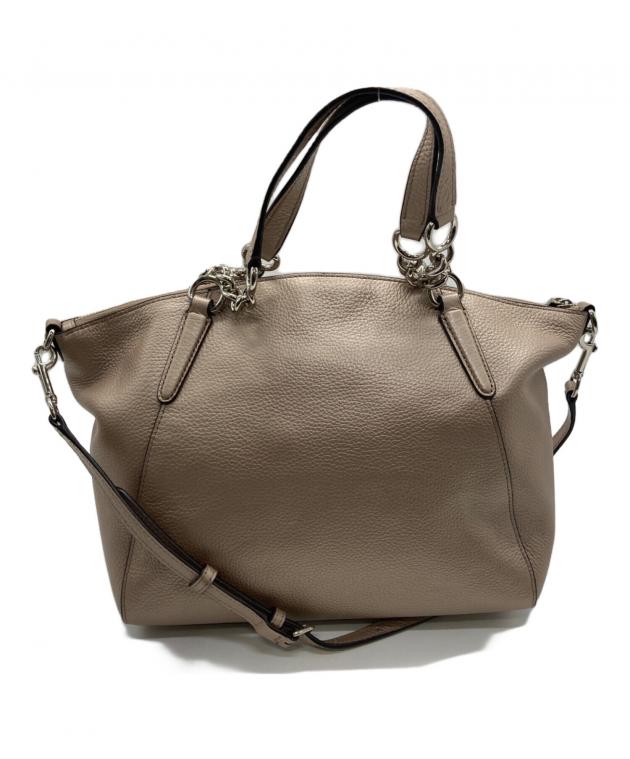 中古・古着通販】COACH (コーチ) 2WAYバッグ ベージュ 未使用品 中古・古着通販】COACH (コーチ) 2WAYバッグ ベージュ 未使用品
