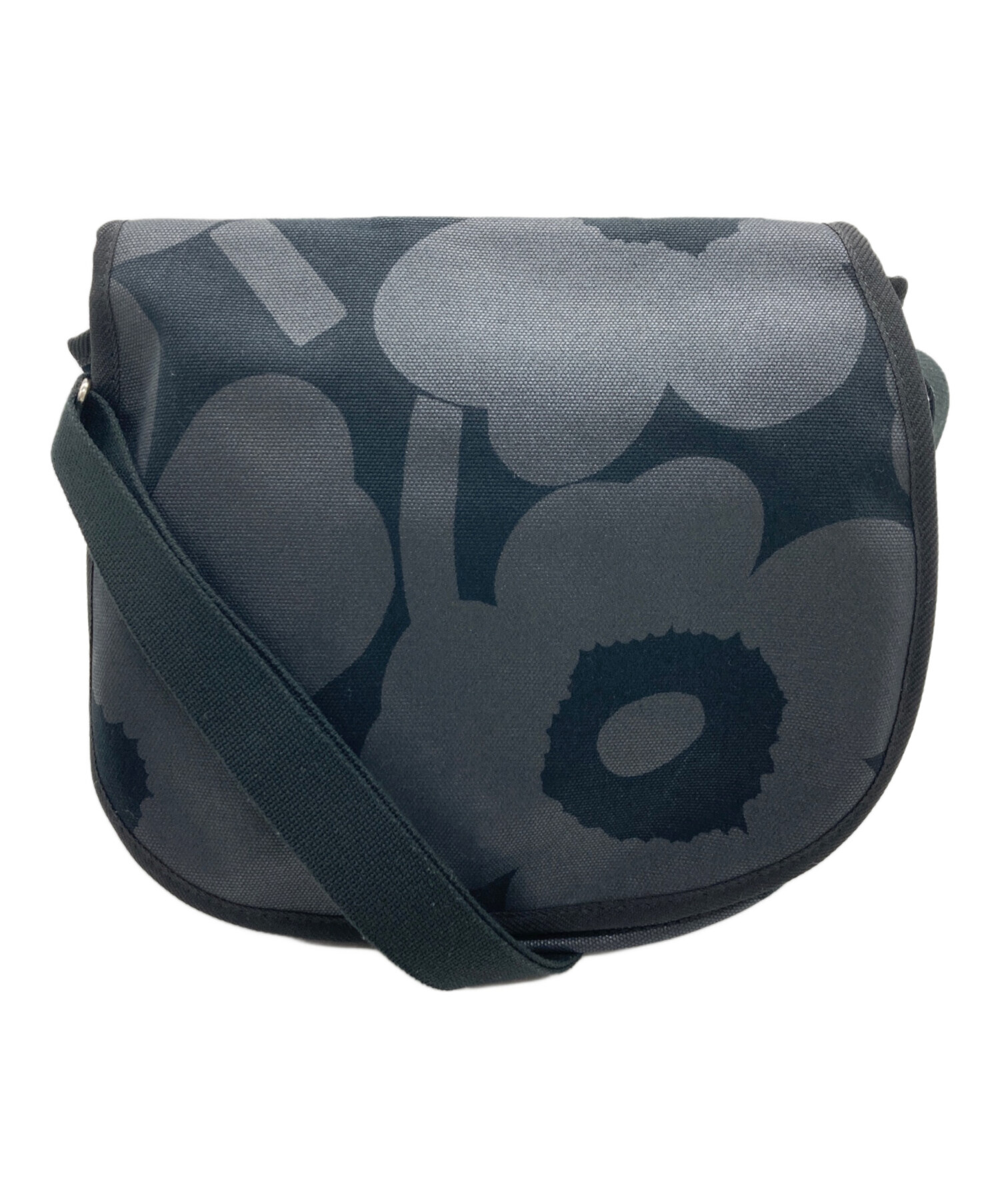 マリメッコ ピエニウニッコ Salli ショルダーバッグ ブラック/ブラック マリメッコ marimekko Pieni Unikko Salli Shoulder Bag （Black/Black