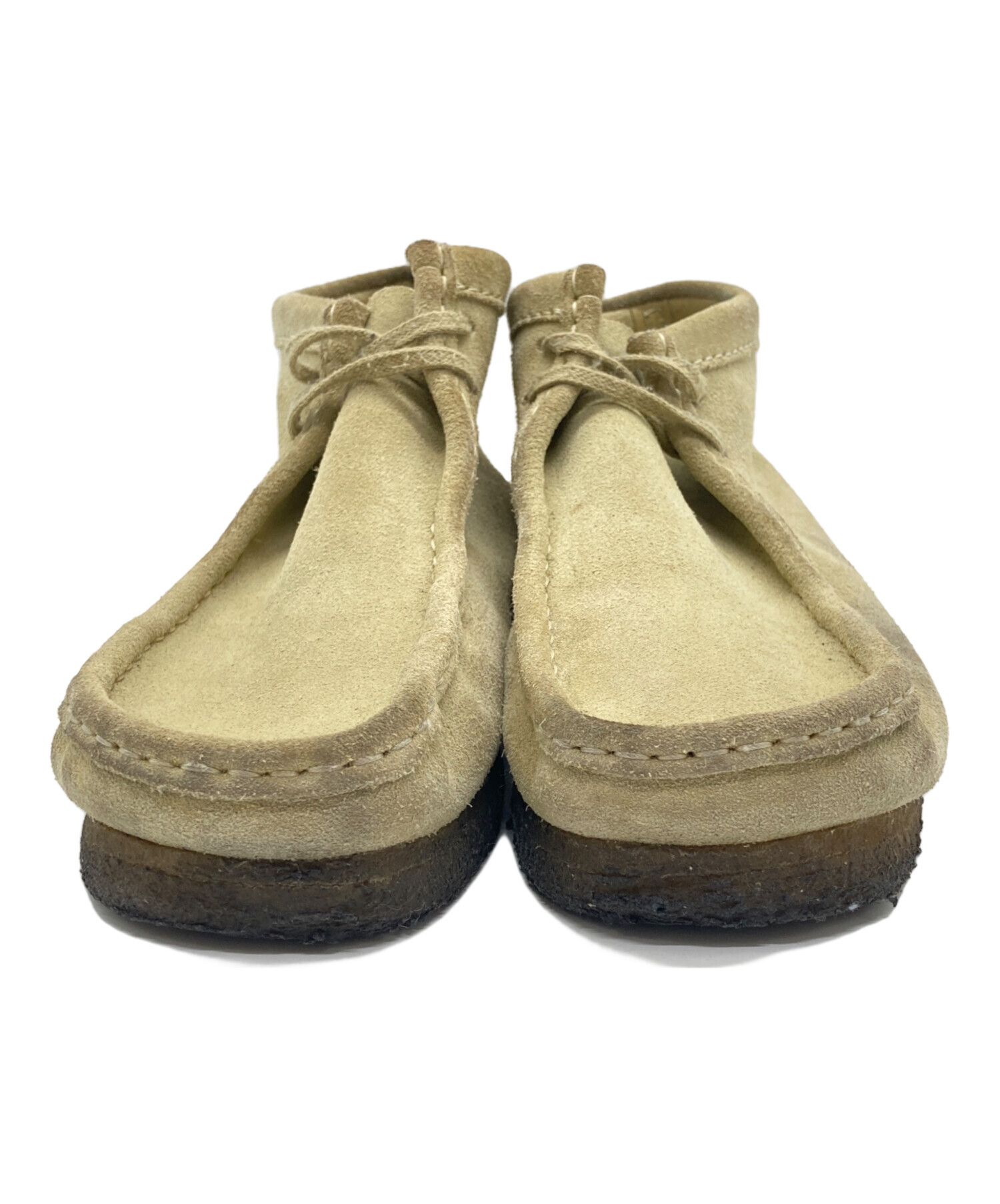 中古・古着通販】CLARKS (クラークス) ワラビーシューズ ベージュ 