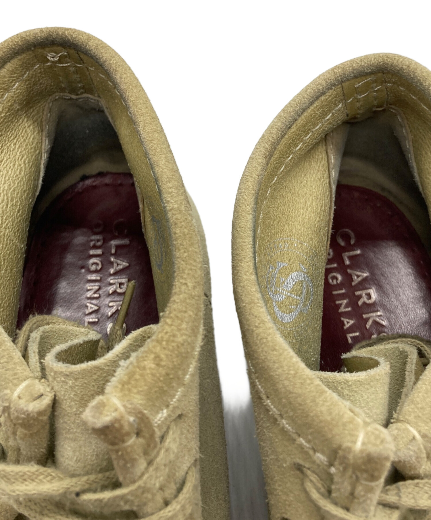 中古・古着通販】CLARKS (クラークス) ワラビーシューズ ベージュ 