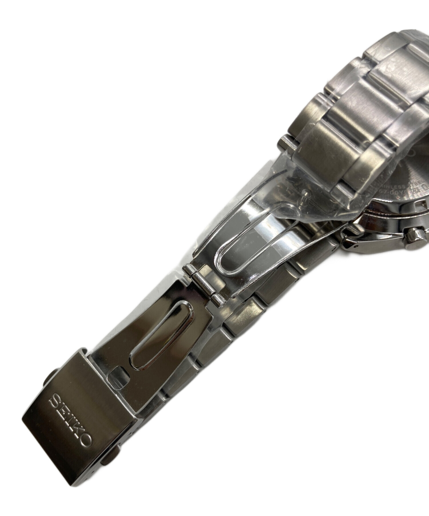 中古・古着通販】SEIKO (セイコー) クロノグラフ ホワイト 未使用品 