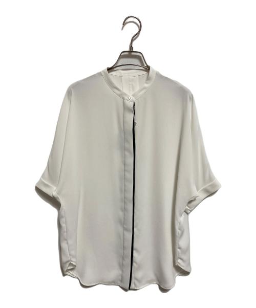 ICB ブラウス　未使用タグ付き　4サイズ ICB tシャツ 「WEB限定」ブラウスライクスムース スタンドカラー