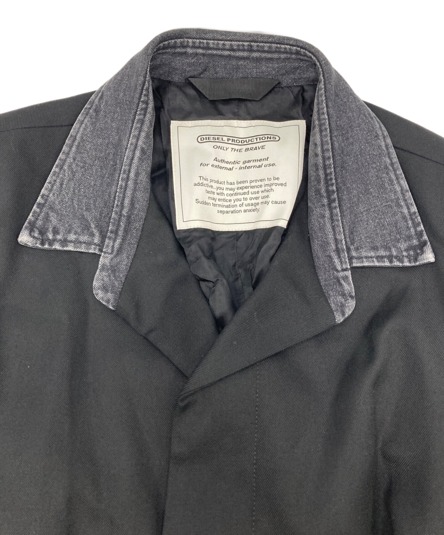 中古・古着通販】DIESEL (ディーゼル) J-SACHS コート ブラック