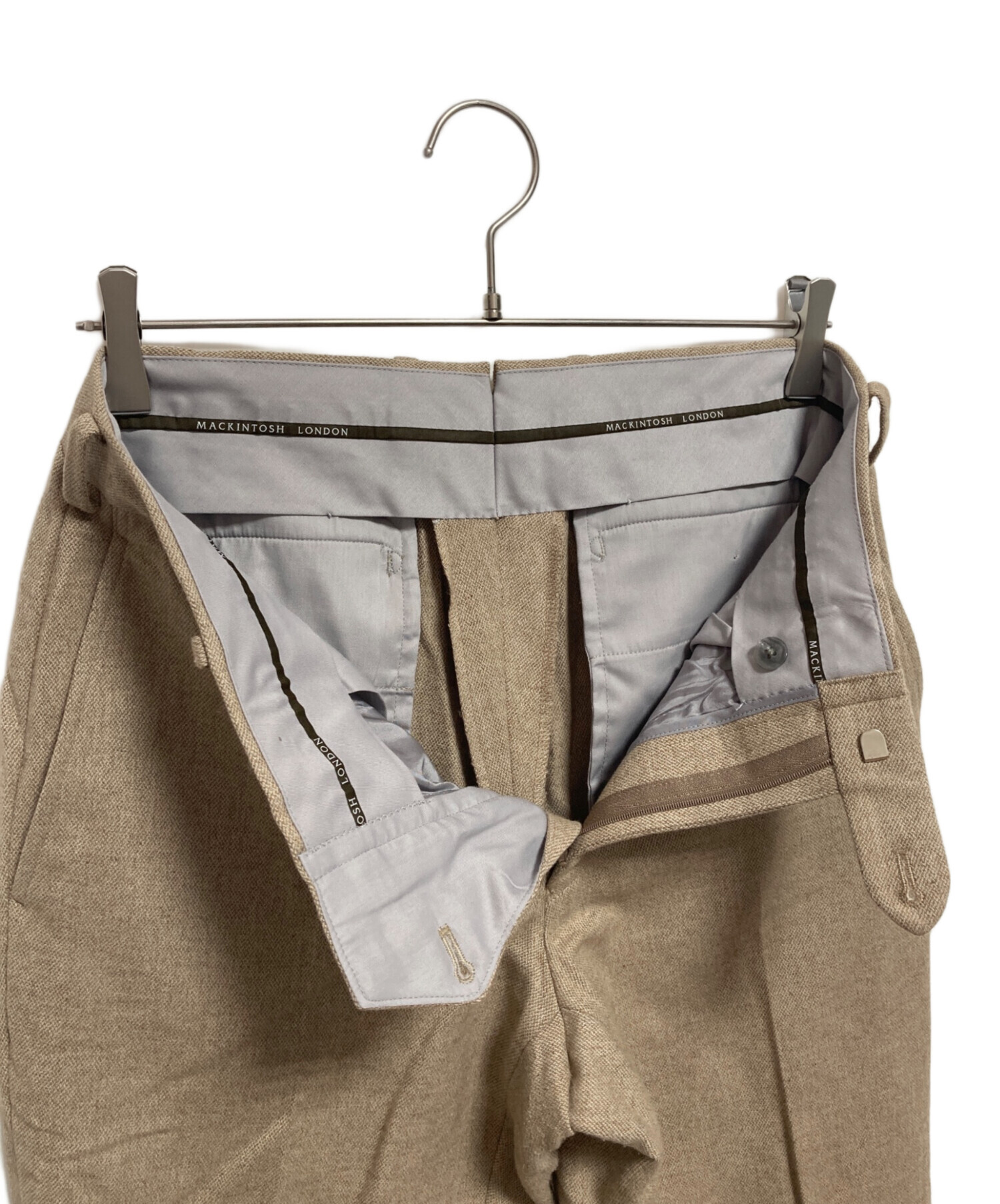 中古・古着通販】MACKINTOSH (マッキントッシュ) スラックス ベージュ