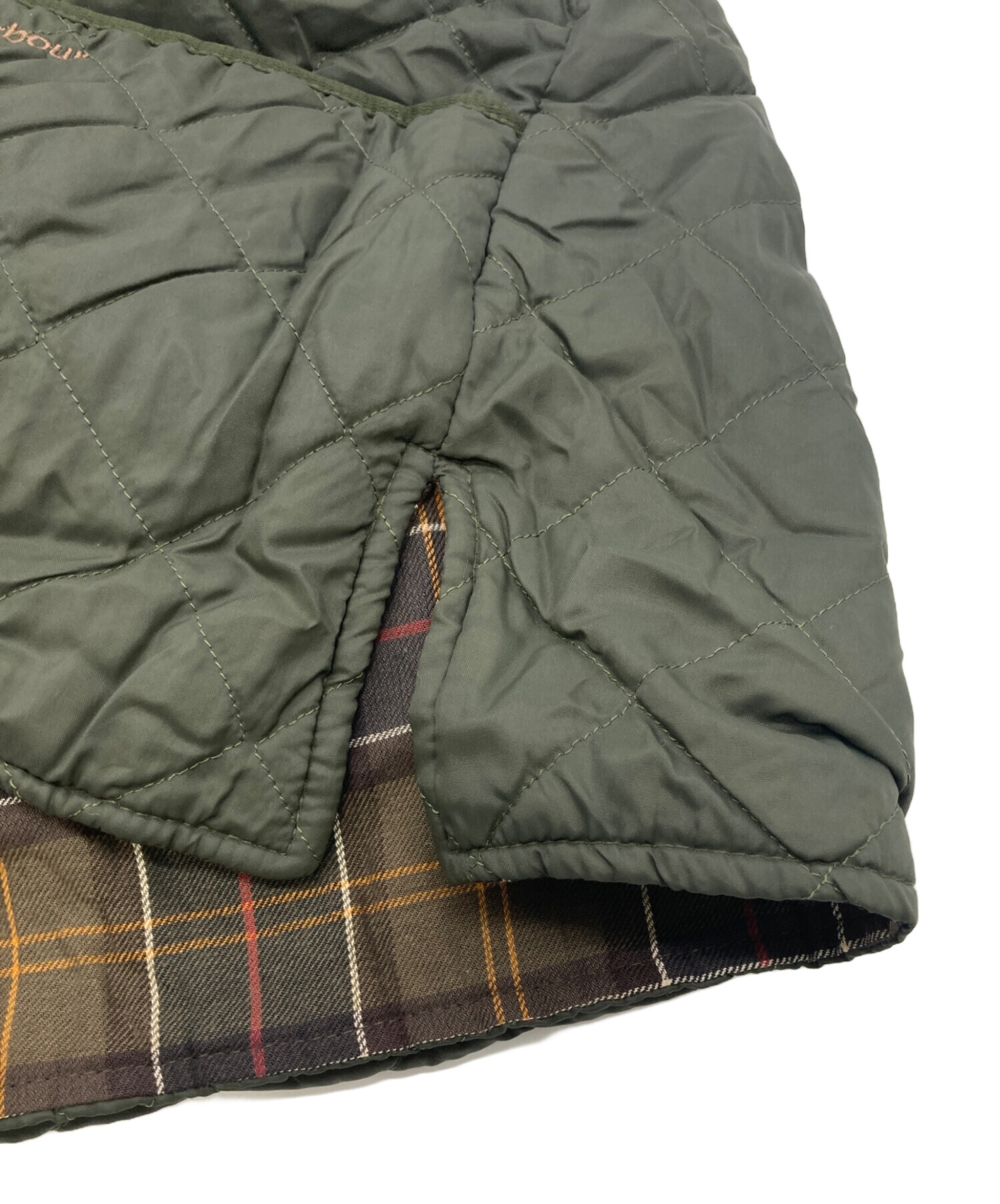 中古・古着通販】Barbour (バブアー) キルティングベスト オリーブ