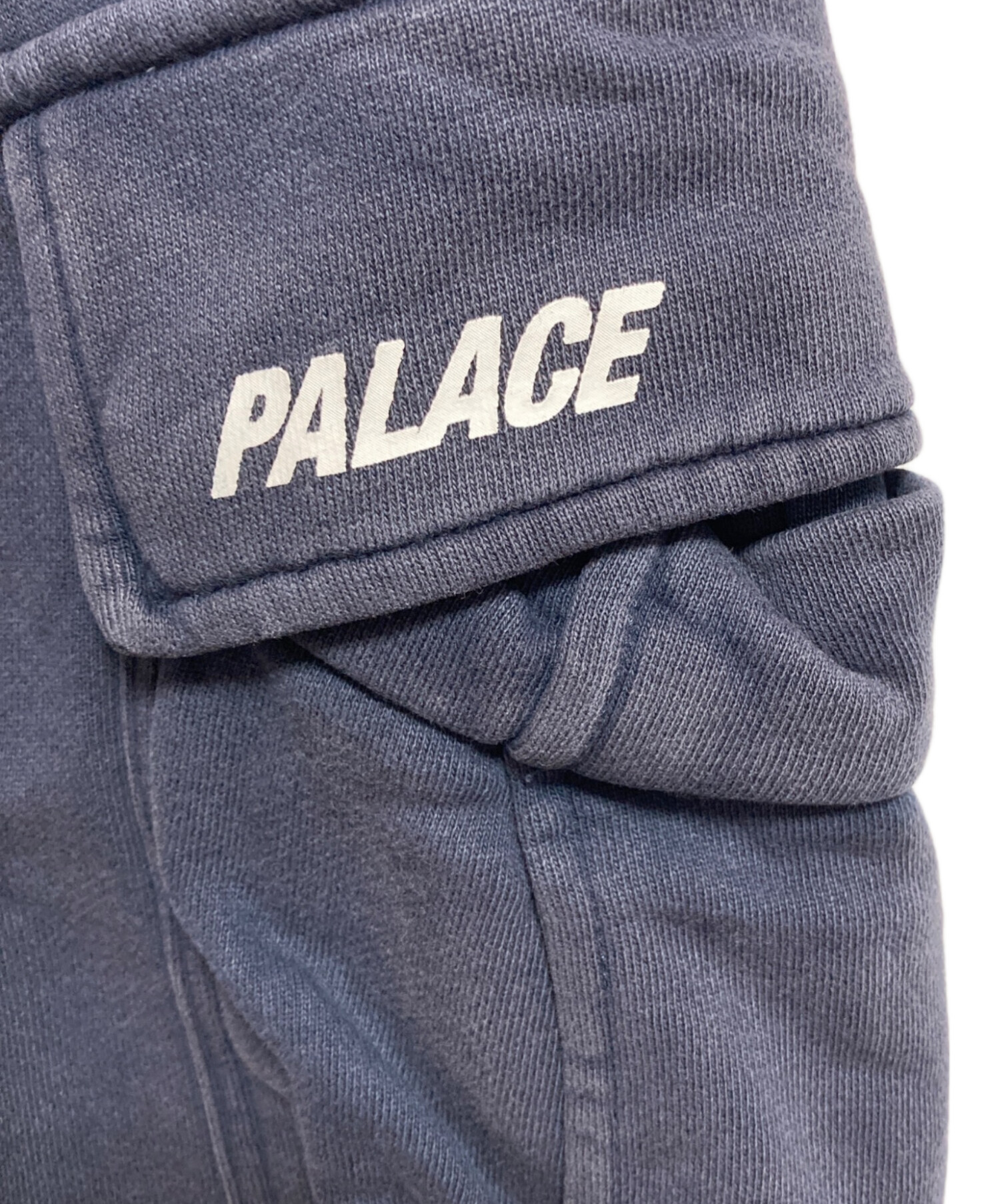PALACE ハーフパンツ 中古・古着通販】PALACE (パレス) スウェットハーフパンツ ネイビー