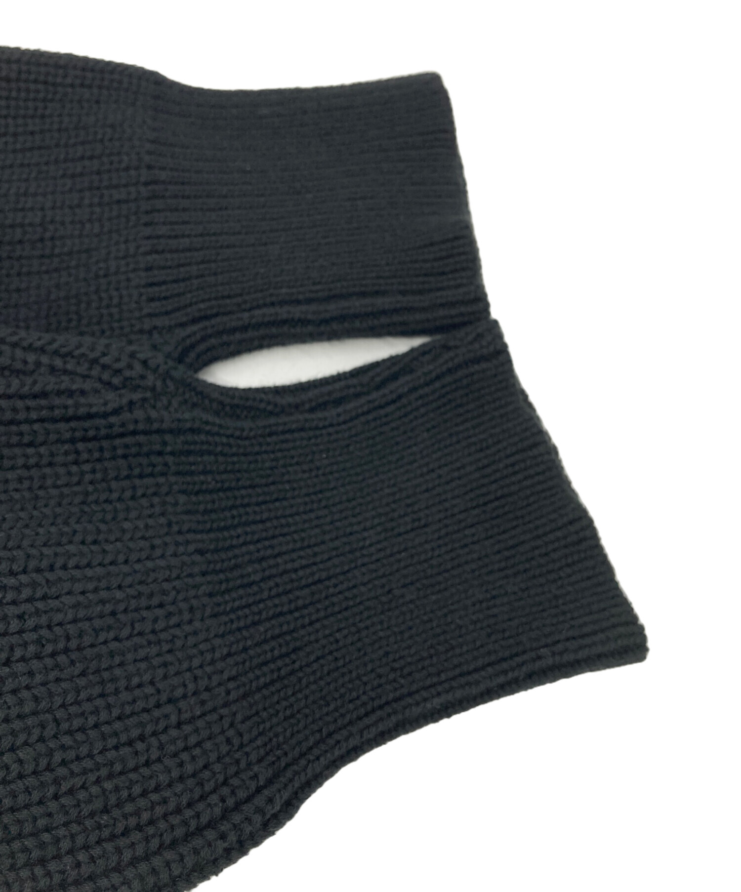 中古・古着通販】ENOF (イナフ) cropped knit ブラック サイズ:FREE