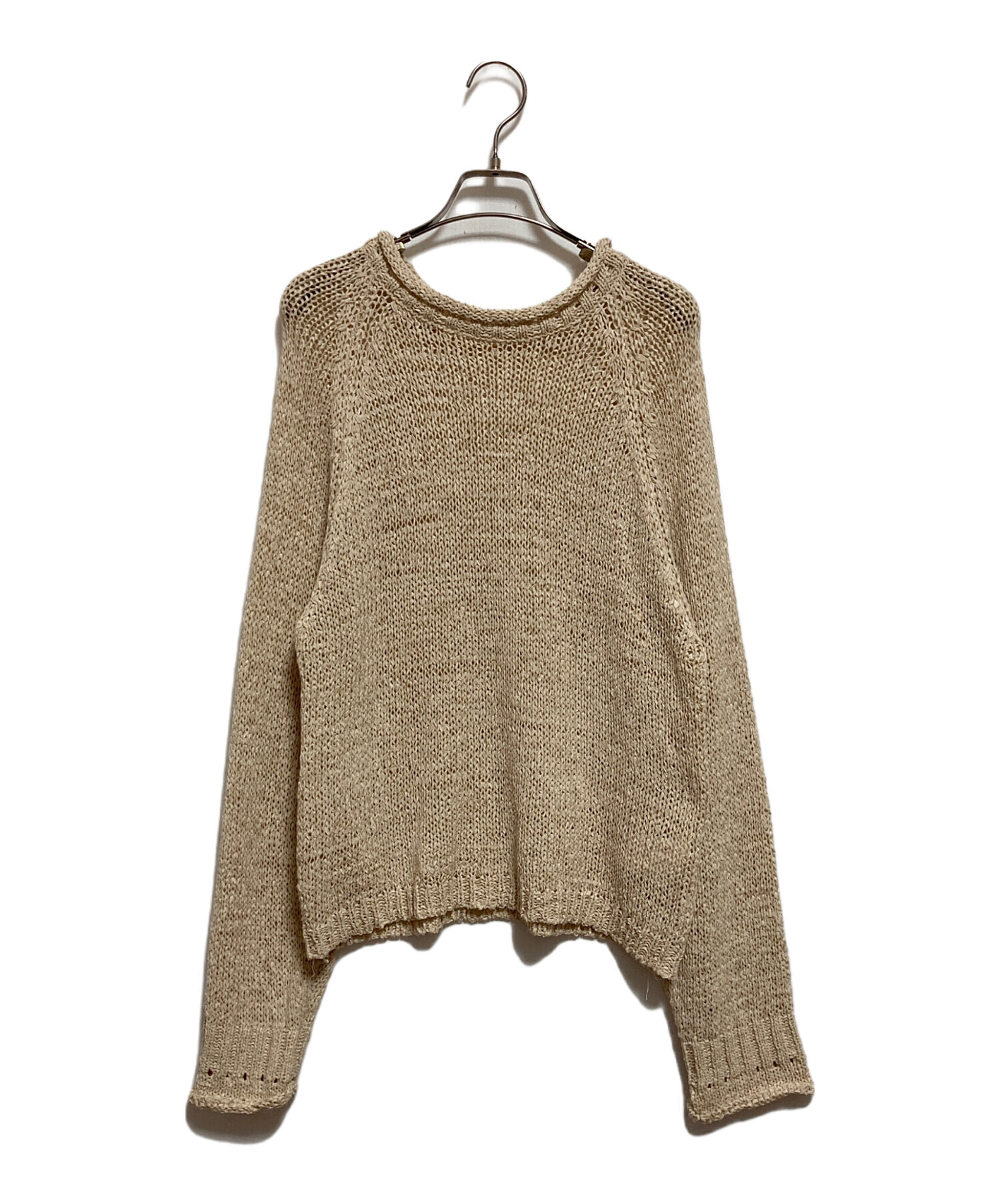中古・古着通販】OHOTORO (オオトロ) Mussel Knit ベージュ サイズ 