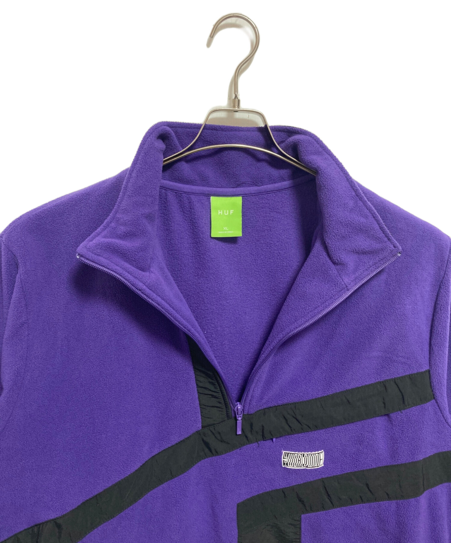 中古・古着通販】HUF (ハフ) RANGE QUARTER ZIP POLAR FLEECE パープル 