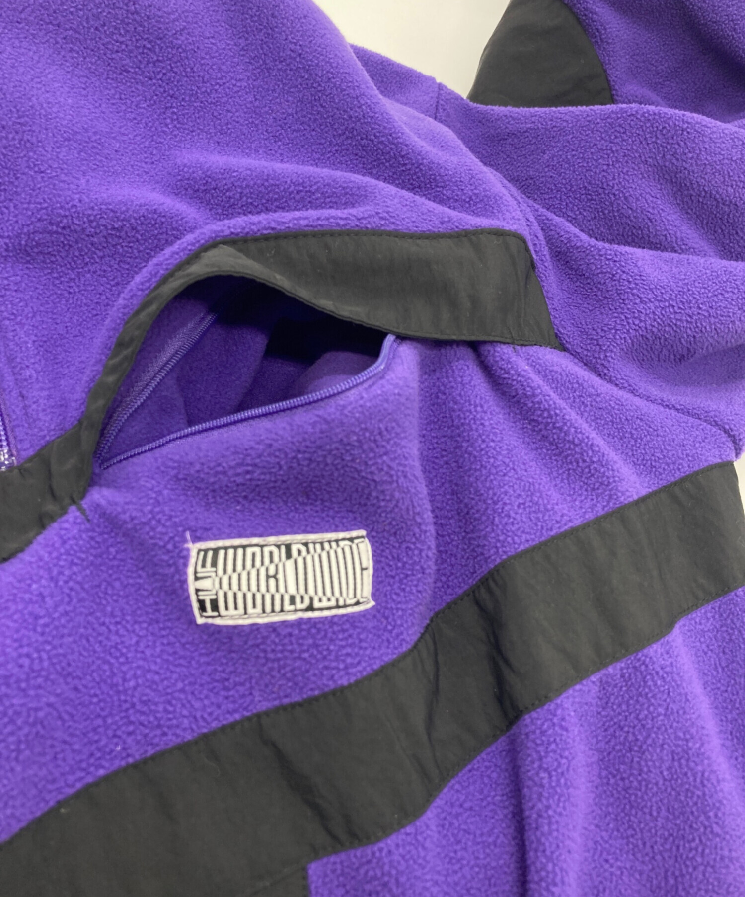 中古・古着通販】HUF (ハフ) RANGE QUARTER ZIP POLAR FLEECE パープル 