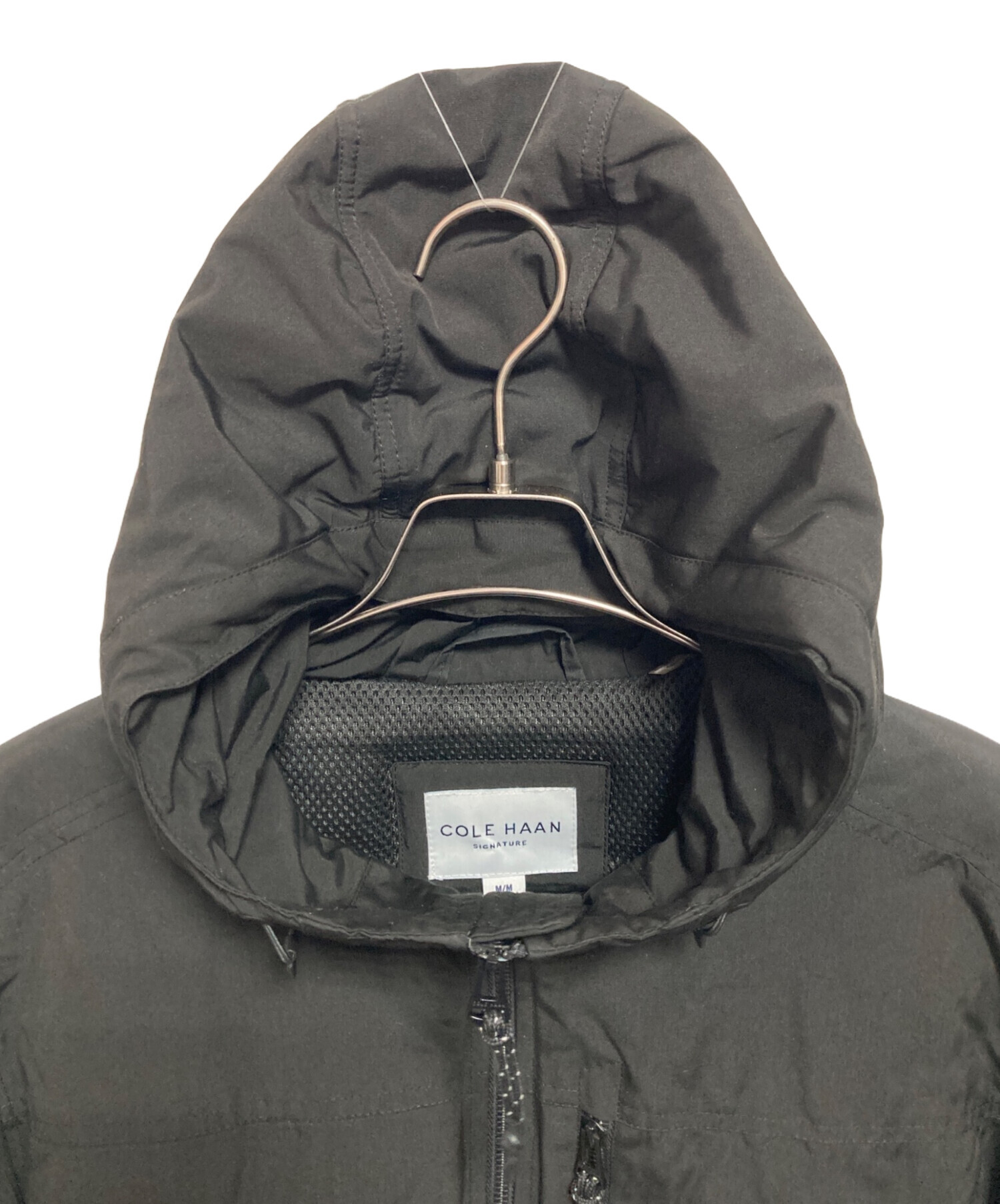 ［良品］COLE HAAN ダウンジャケット　ブラック M 中古・古着通販】COLE HAAN (コールハーン) ダウンパッファー