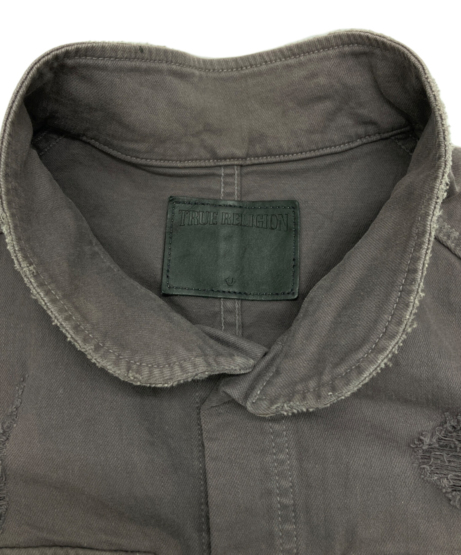 中古・古着通販】TRUE RELIGION (トゥルー レリジョン) ダメージ加工 