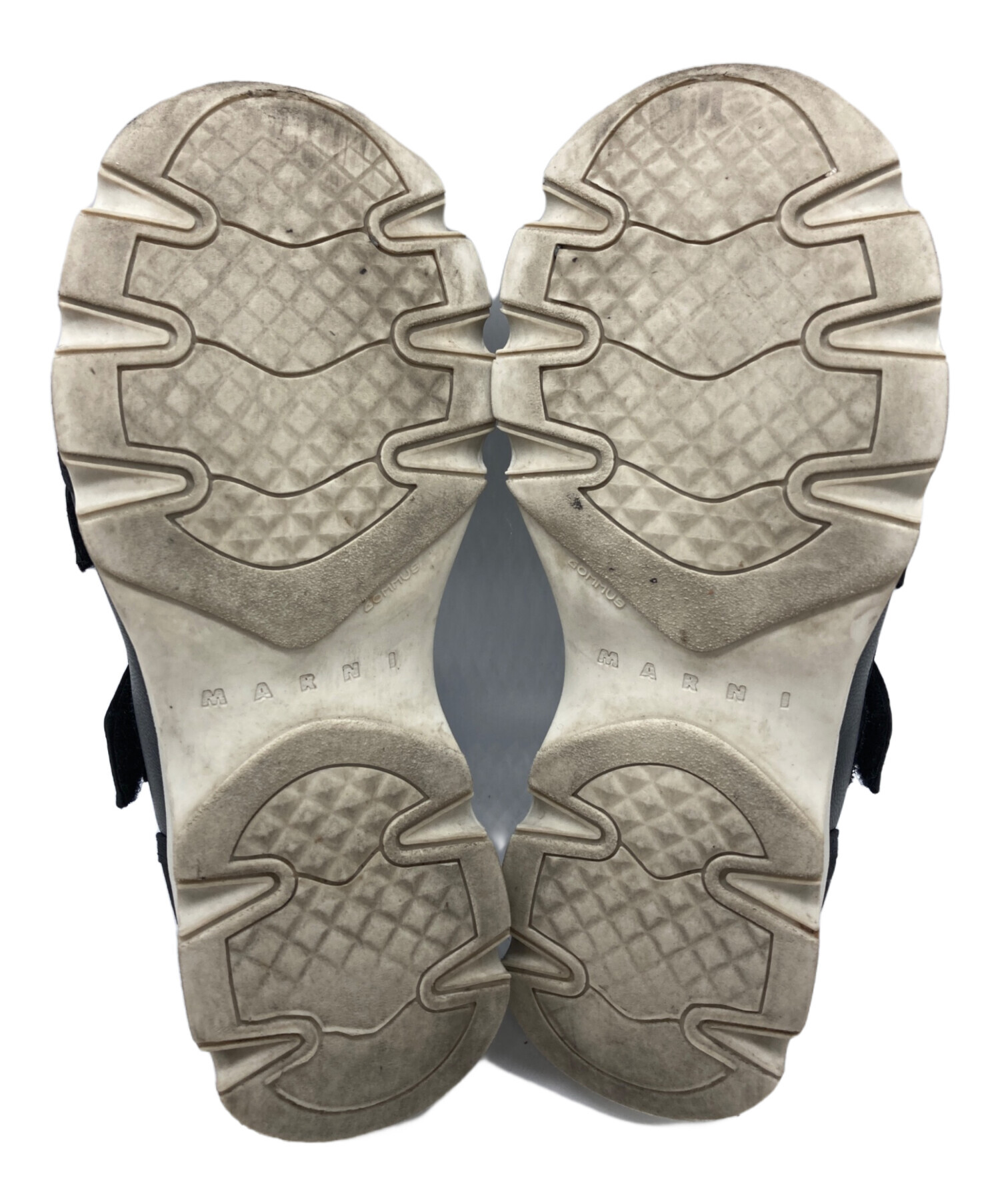 中古・古着通販】MARNI (マルニ) ベルクロスニーカー ブラック サイズ