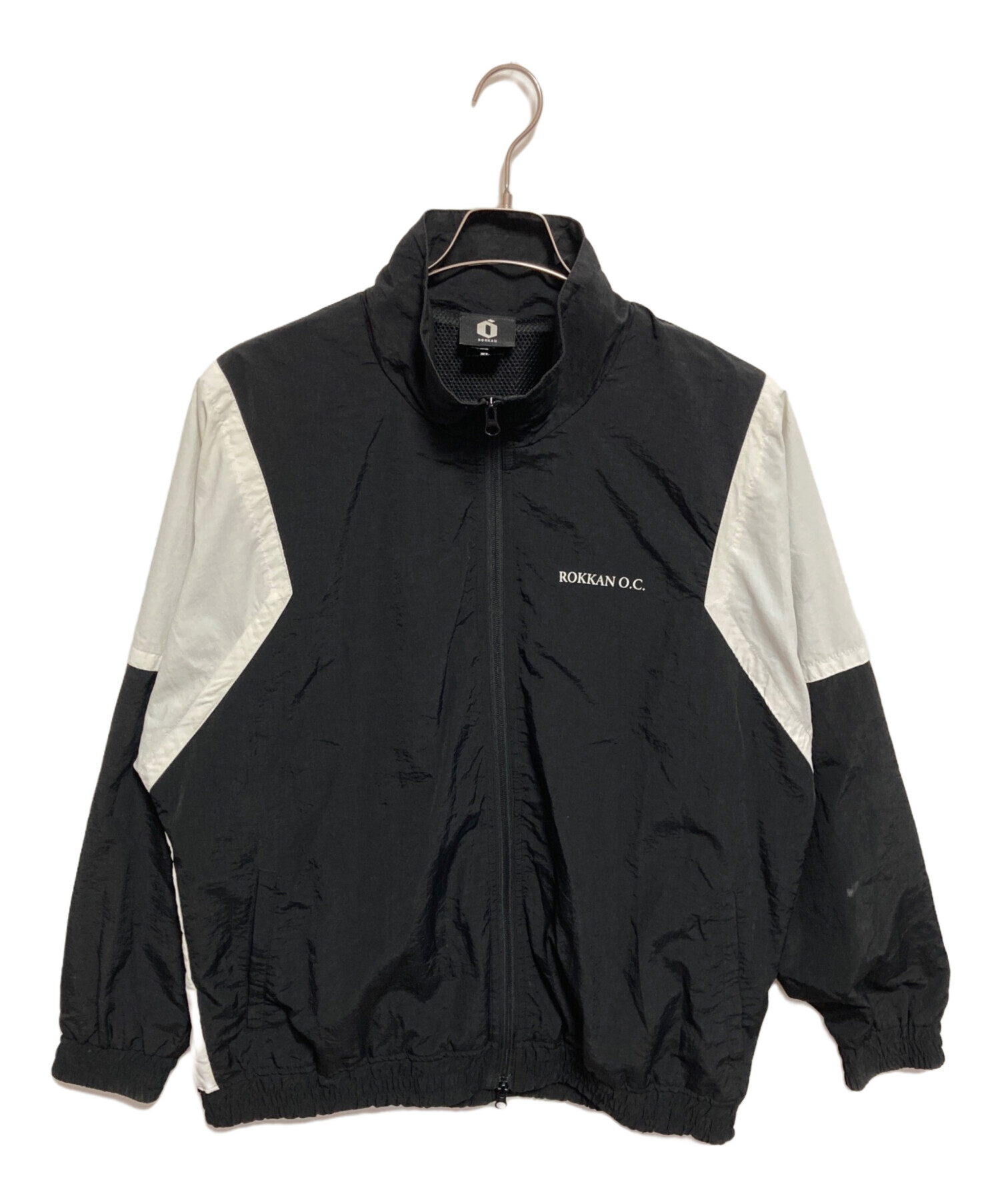 中古・古着通販】ROKKAN (ロッカン) ナイロンジャケット ブラック