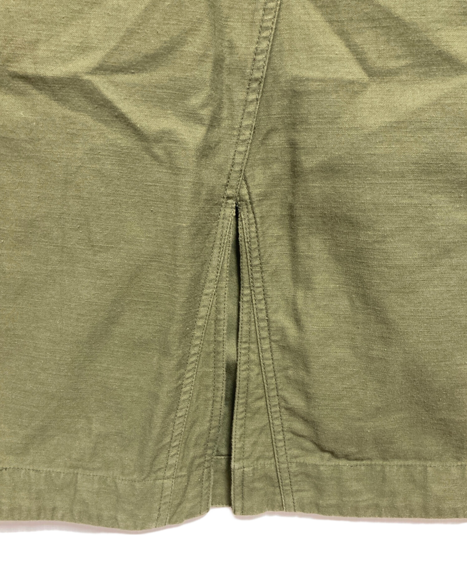 Needlesニードルズ ファティーグスカート/オリーブ2