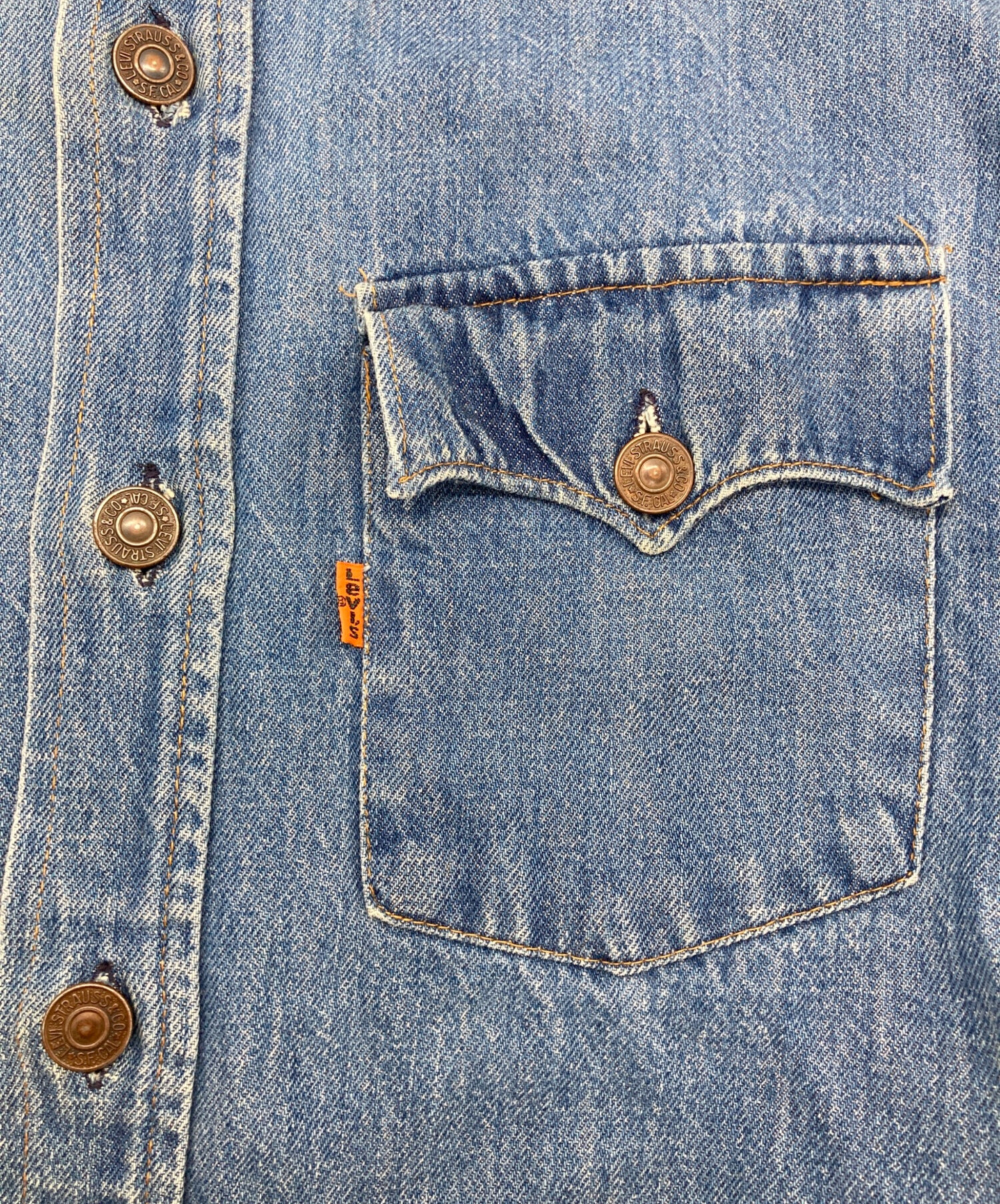 中古・古着通販】LEVI'S (リーバイス) デニムシャツ インディゴ サイズ
