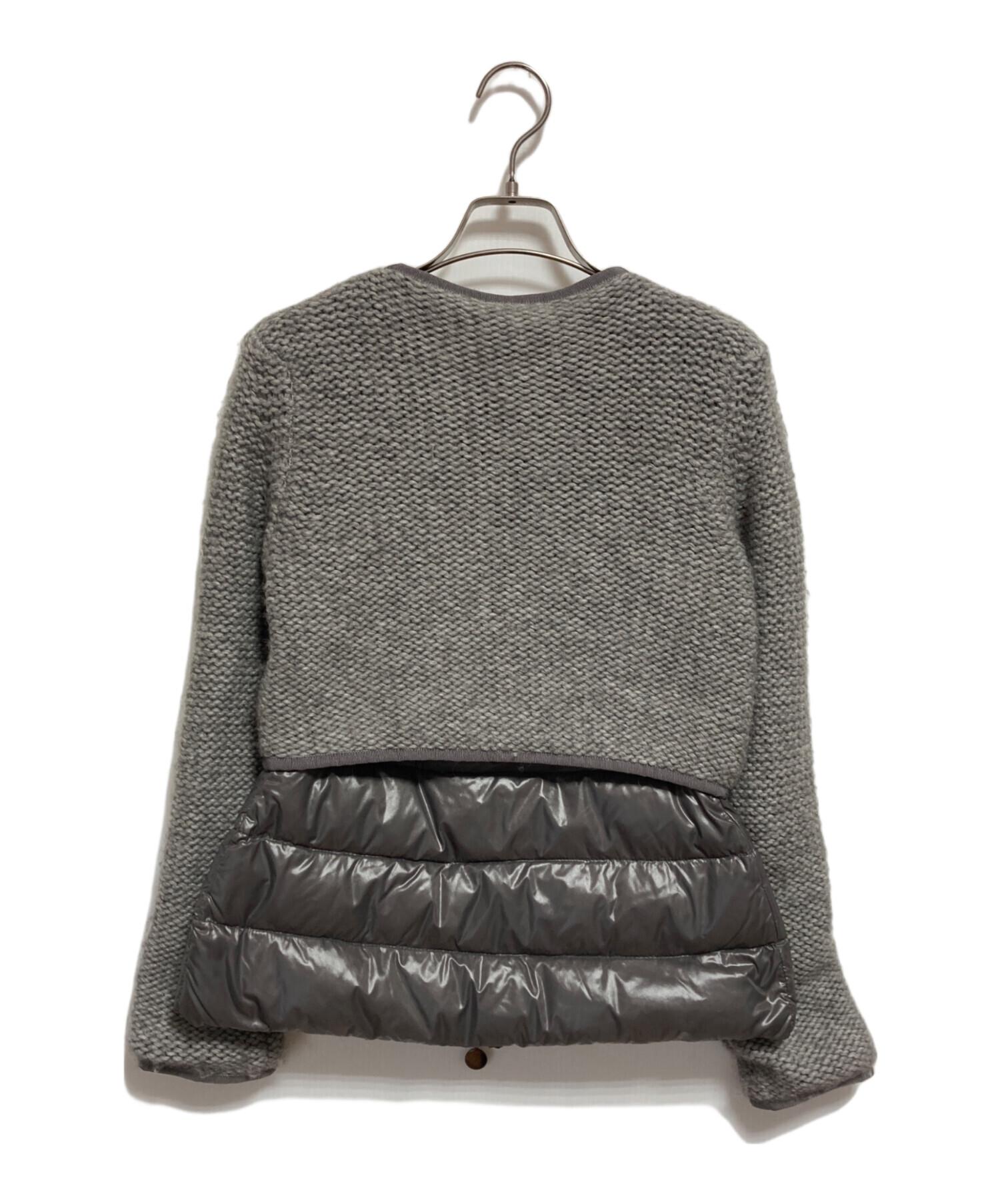 モンクレール　グレー　ナイロン　中古 中古・古着通販】MONCLER (モンクレール) MAGLIONE TRICOT ALLA