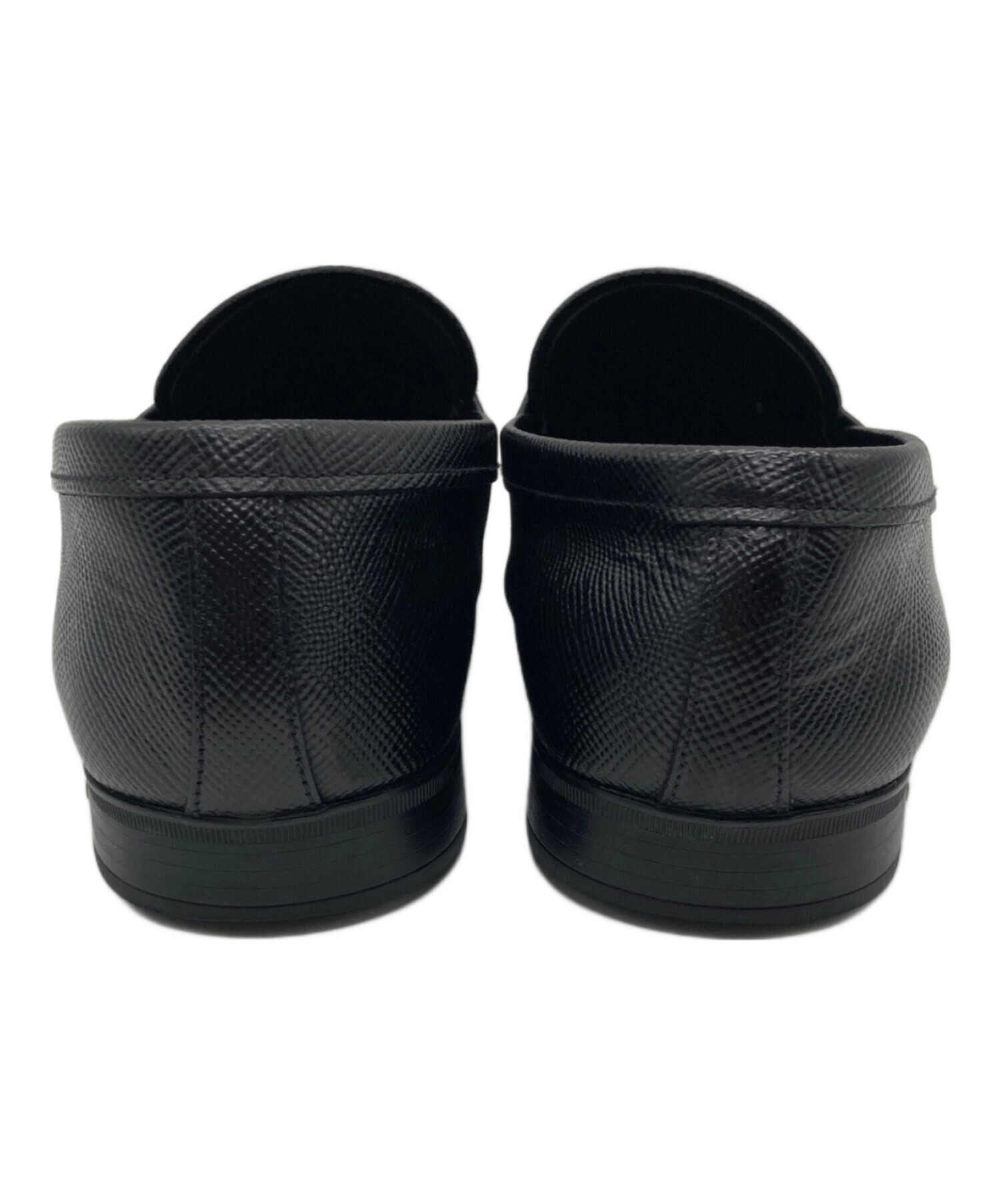 中古・古着通販】PRADA (プラダ) ローファー ブラック サイズ:6