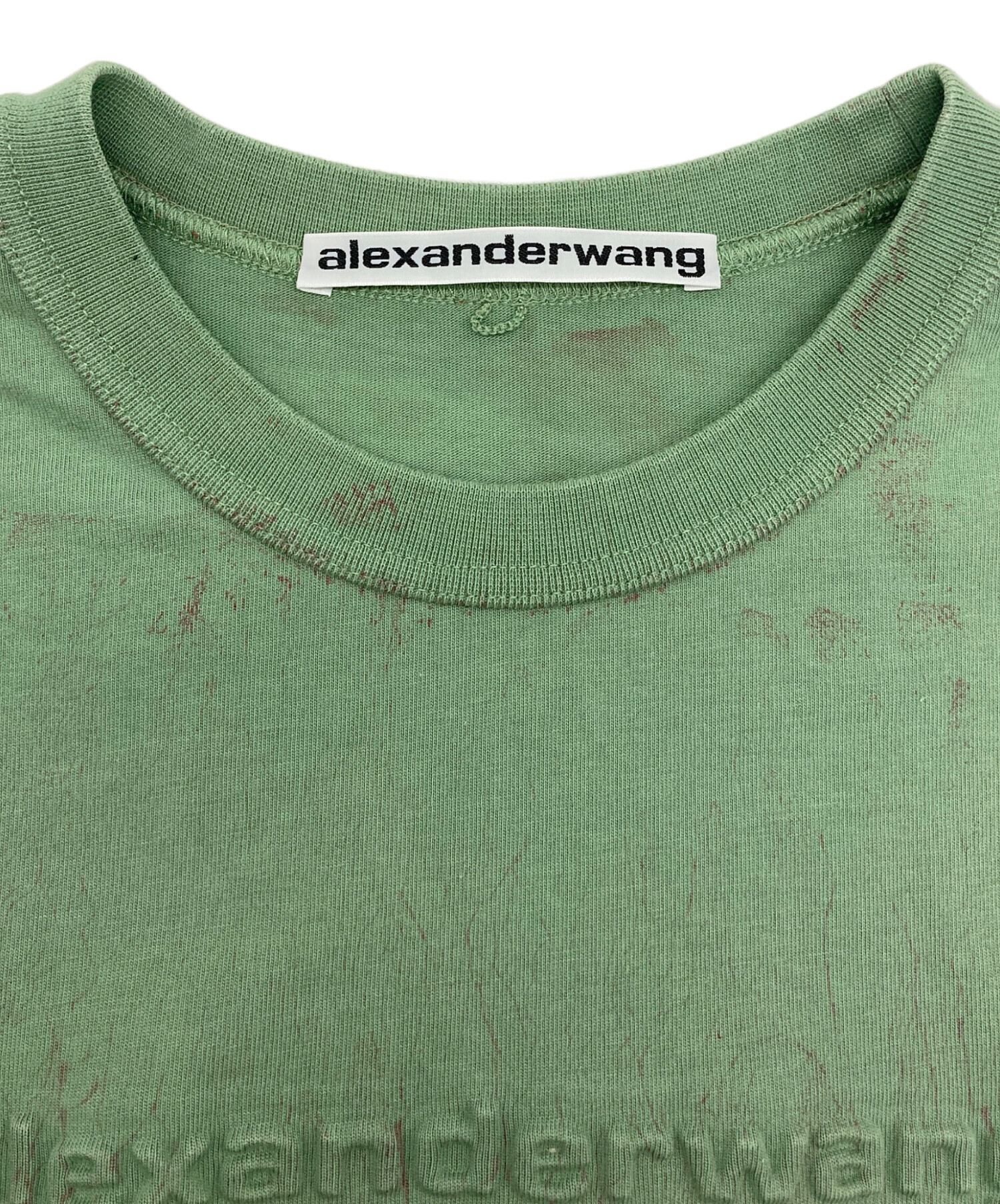 中古・古着通販】ALEXANDER WANG (アレキサンダーワン) ロゴTシャツ