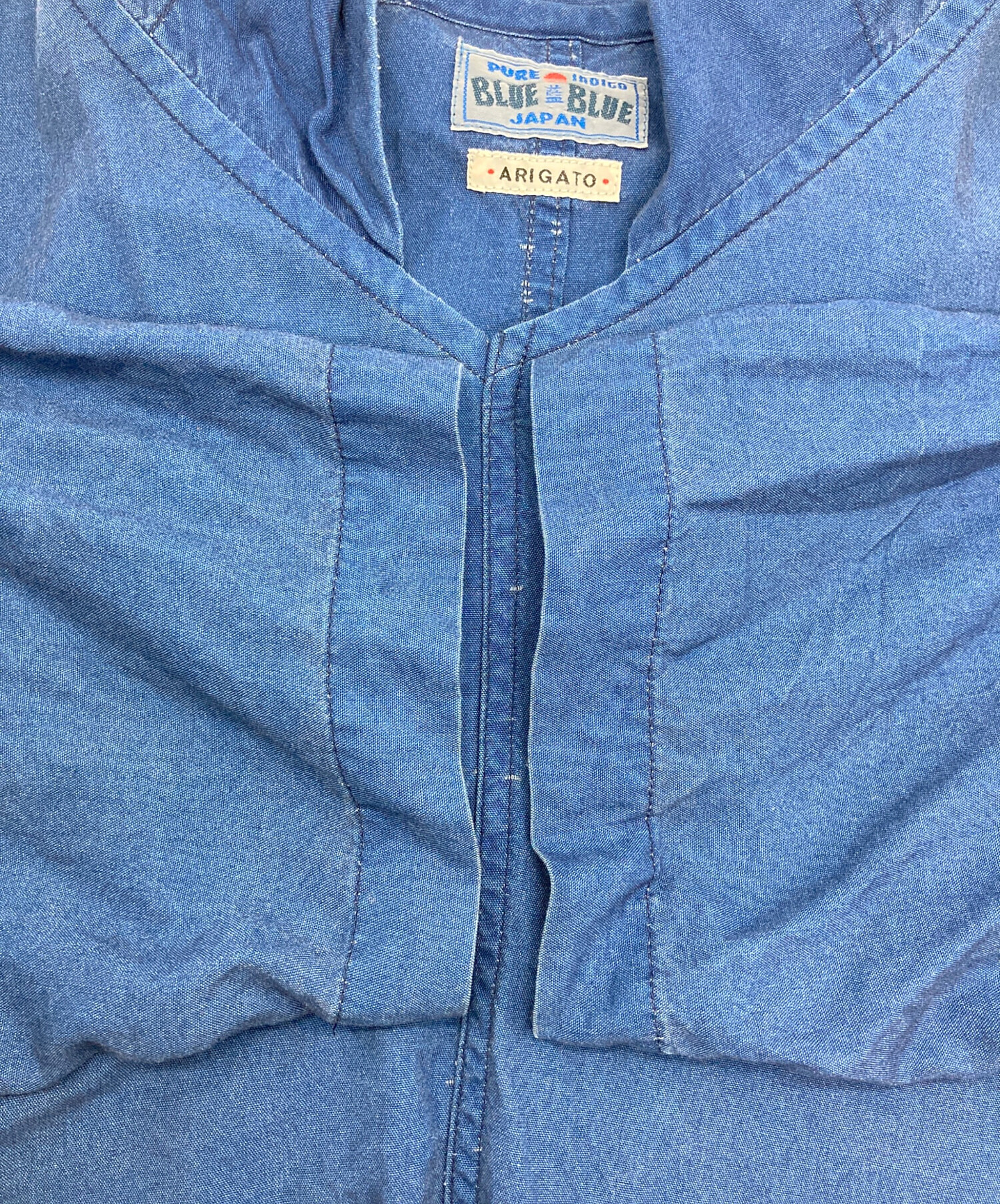 中古・古着通販】BLUE BLUE (ブルーブルー) インディゴリヨセル ワイド 