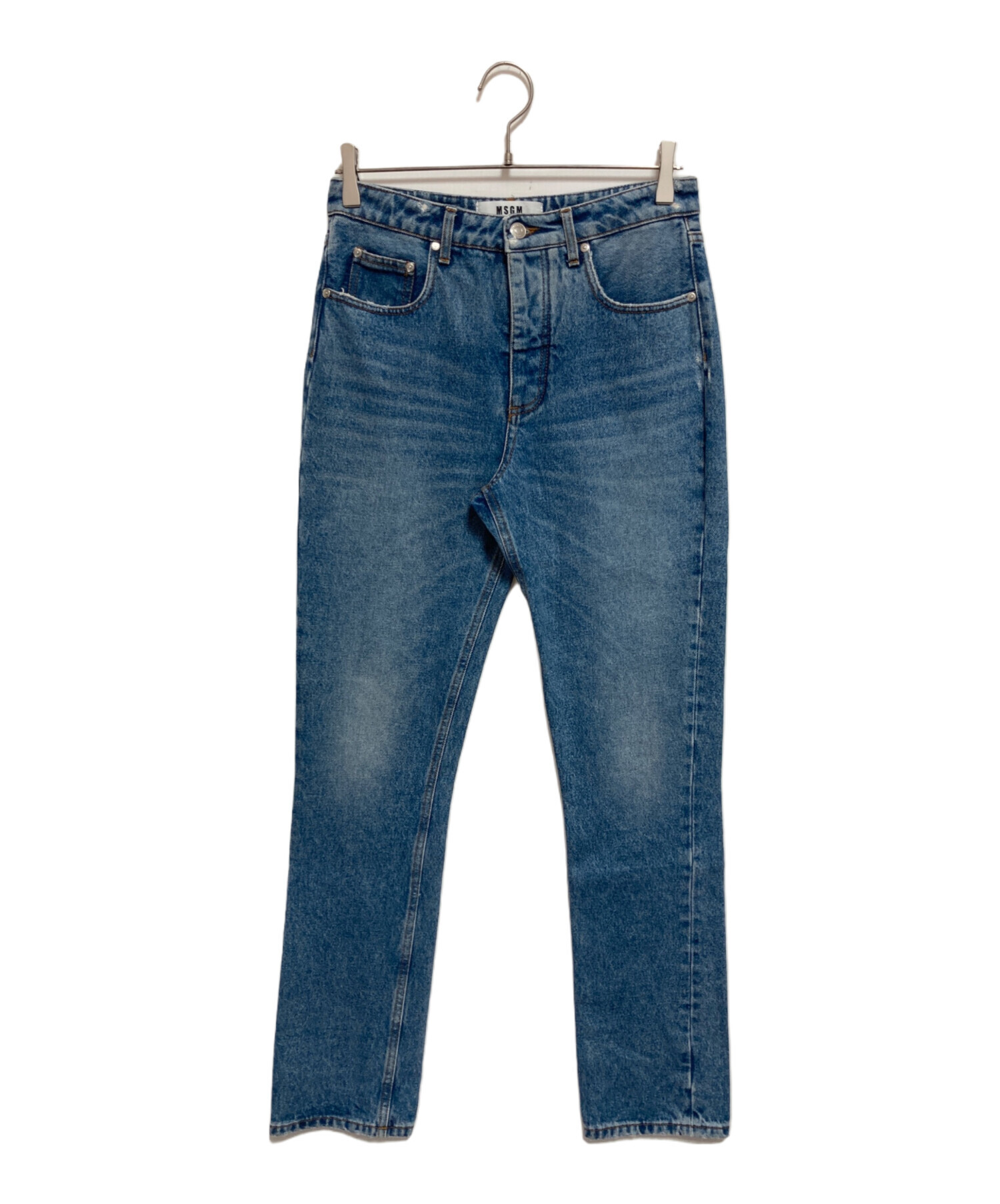 中古・古着通販】MSGM (エムエスジーエム) デニムパンツ インディゴ 