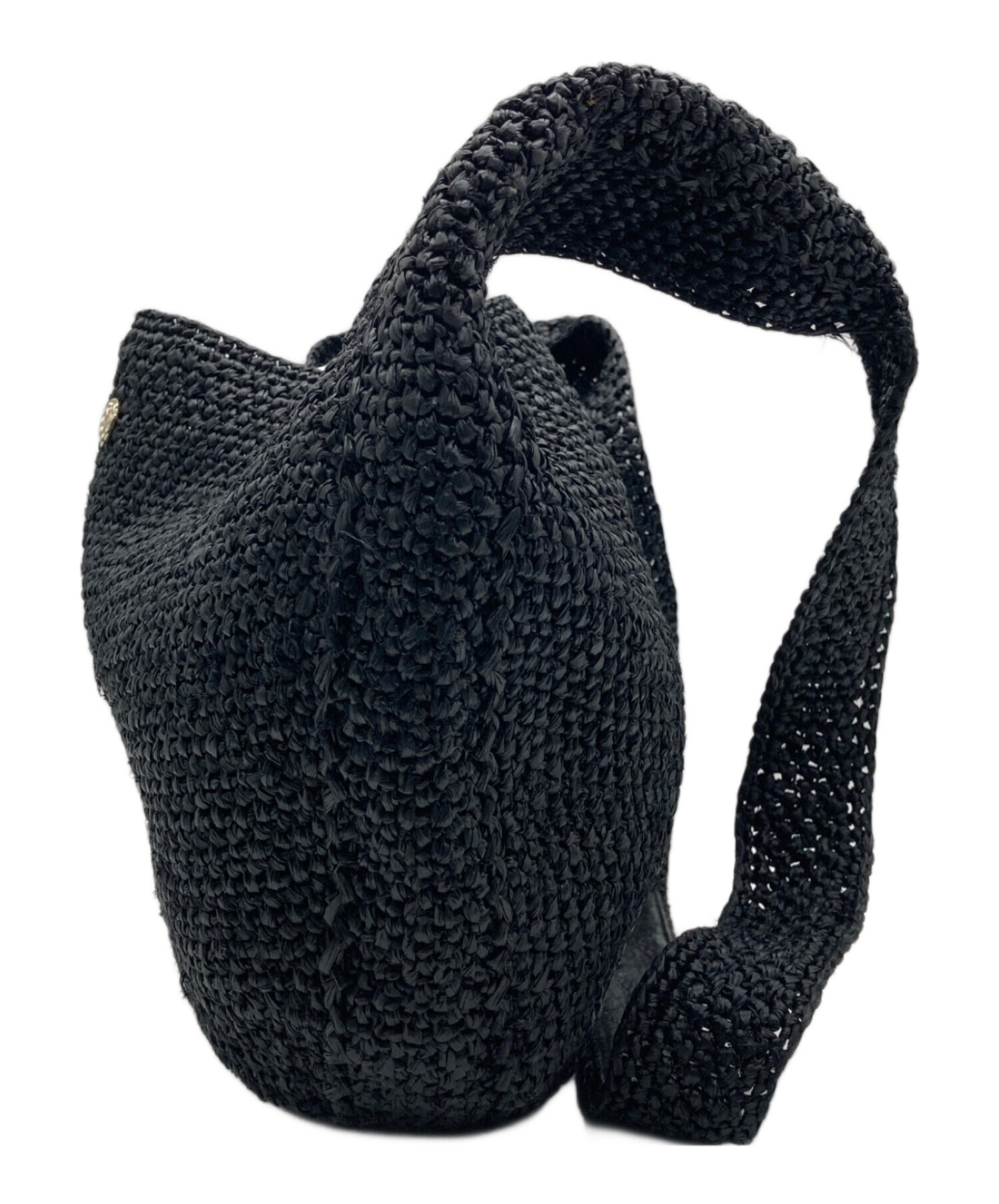 HELEN KAMINSKI ヘレンカミンスキー ショルダーバッグ  黒 【古着】【中古】【送料無料】 Helen Kaminski（ヘレンカミンスキー） バッグ かごバッグ 2WAYハンド