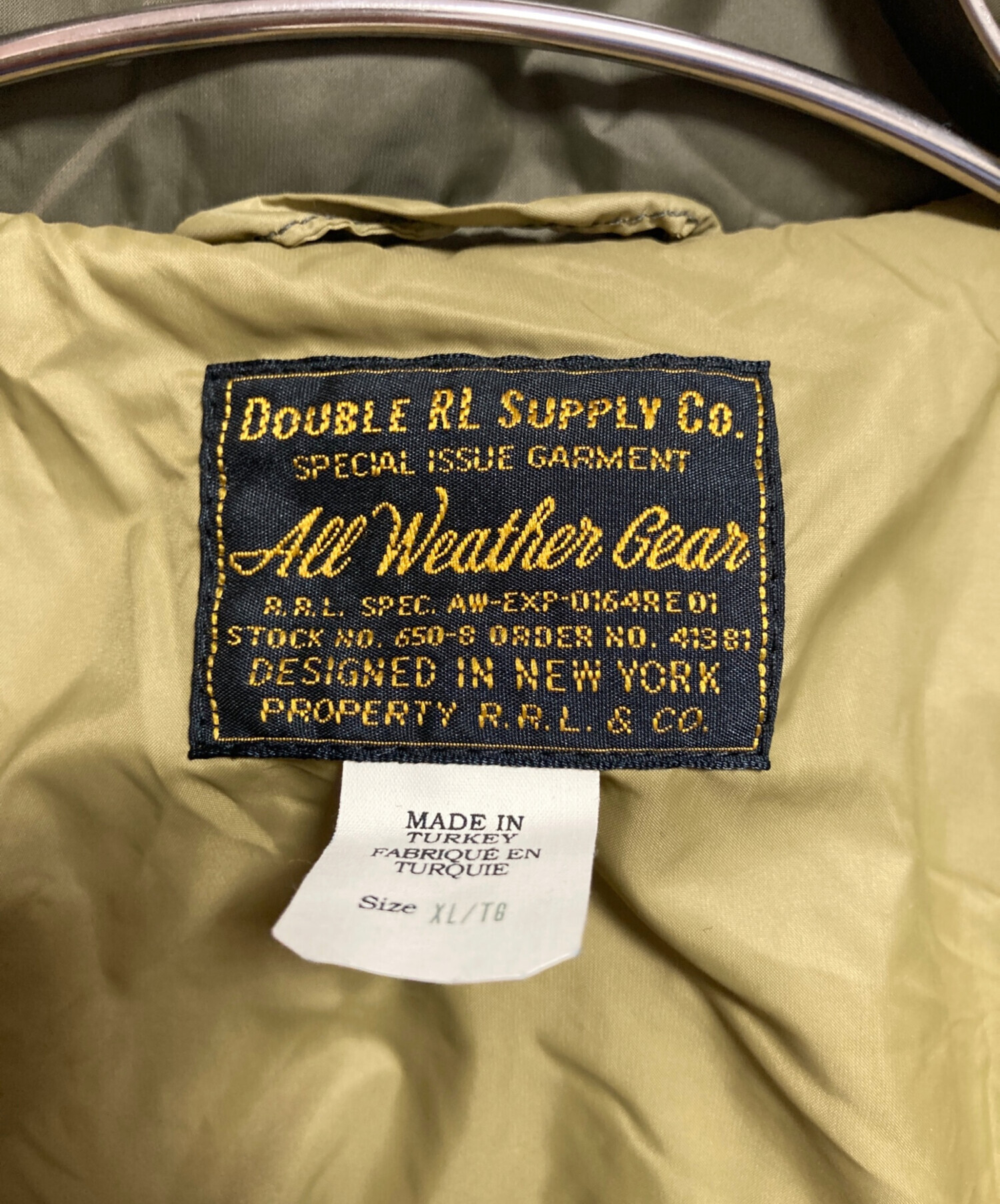 DOUBLE RL SUPPLY CO. RRL ダウンジャケット DOUBLE RL SUPPLY CO. RRL ダウンジャケット