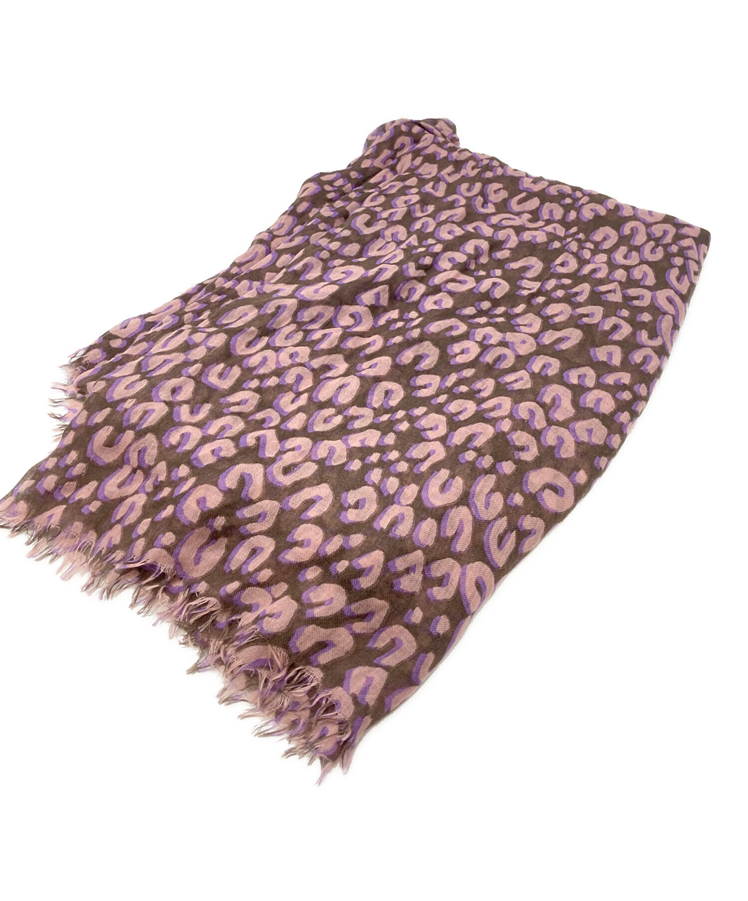 【美品】レア　Louis Vuitton レオパード柄 マフラー 中古・古着通販】LOUIS VUITTON (ルイ ヴィトン) レオパード柄ストール