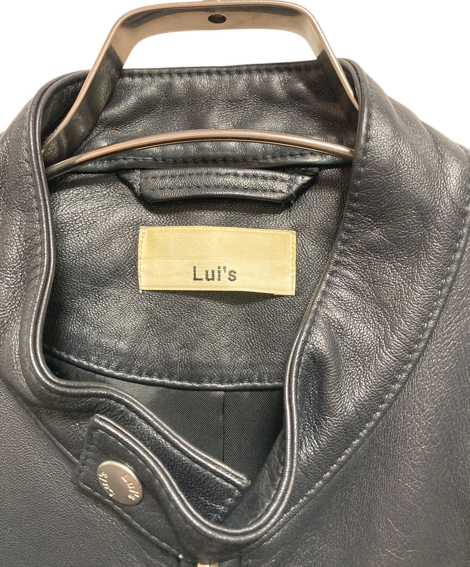 中古・古着通販】Lui's (ルイス) シングルライダースジャケット