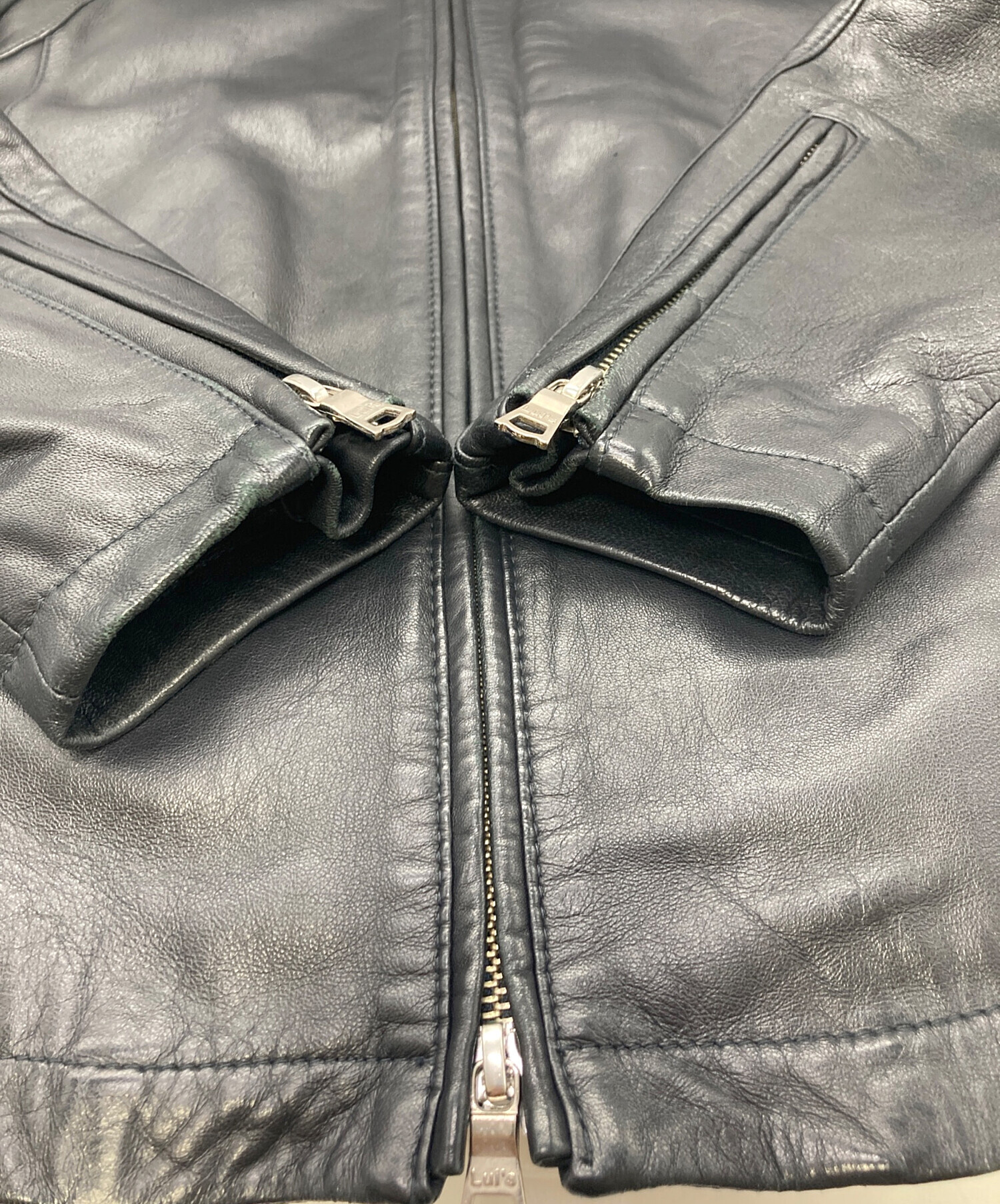 中古・古着通販】Lui's (ルイス) シングルライダースジャケット