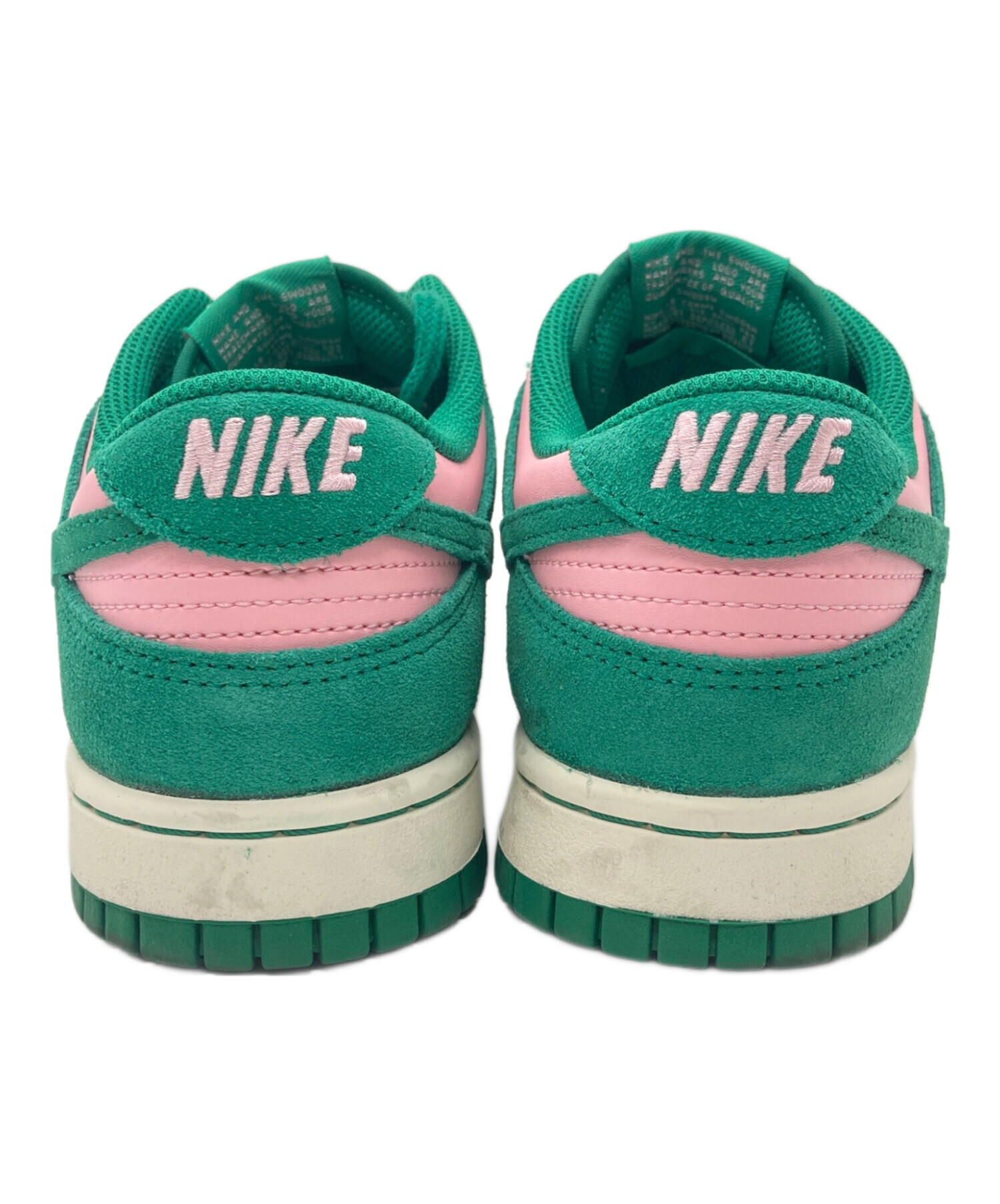 中古・古着通販】NIKE (ナイキ) DUNK LOW RETRO SE グリーン×ピンク 