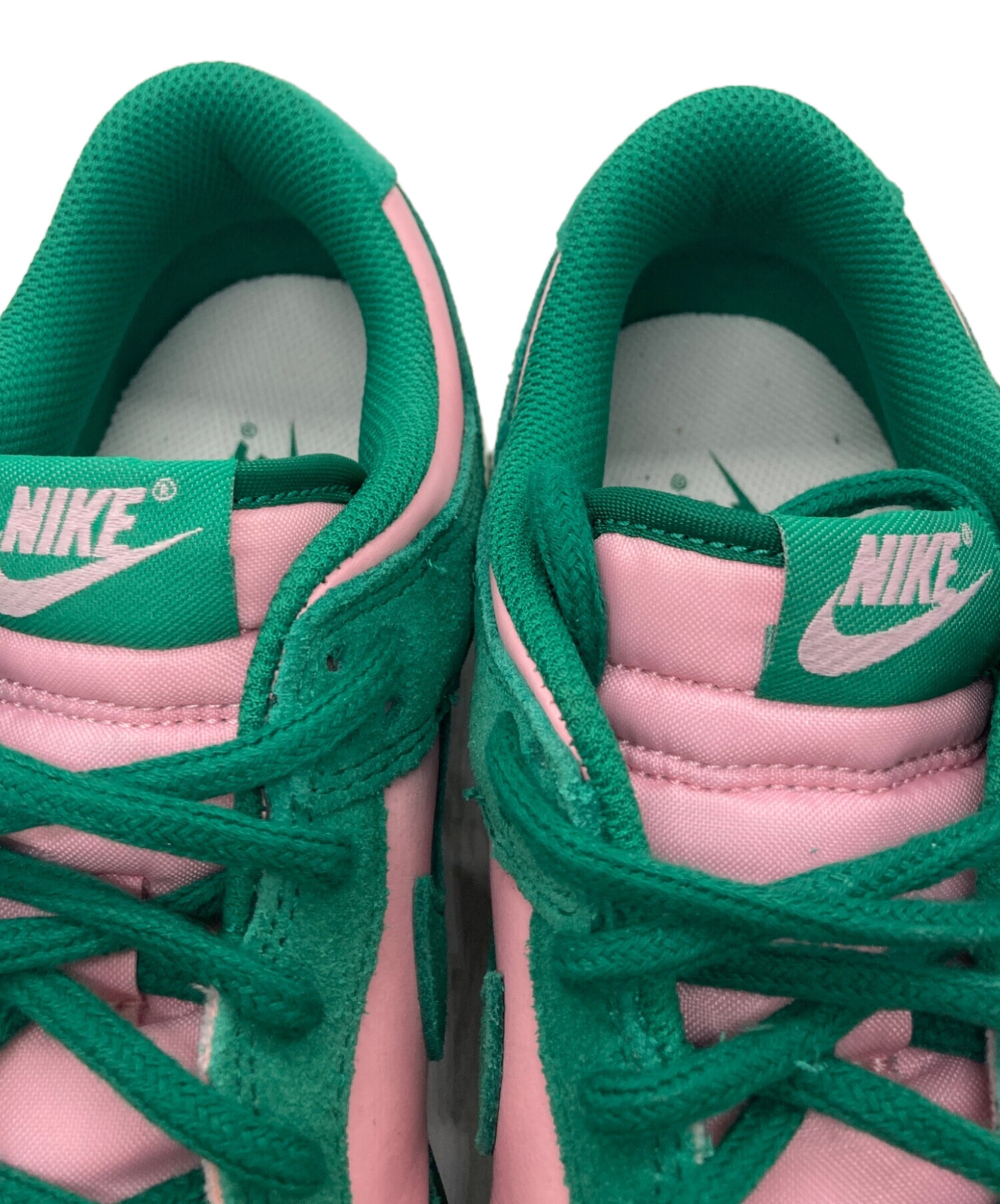 中古・古着通販】NIKE (ナイキ) DUNK LOW RETRO SE グリーン×ピンク 