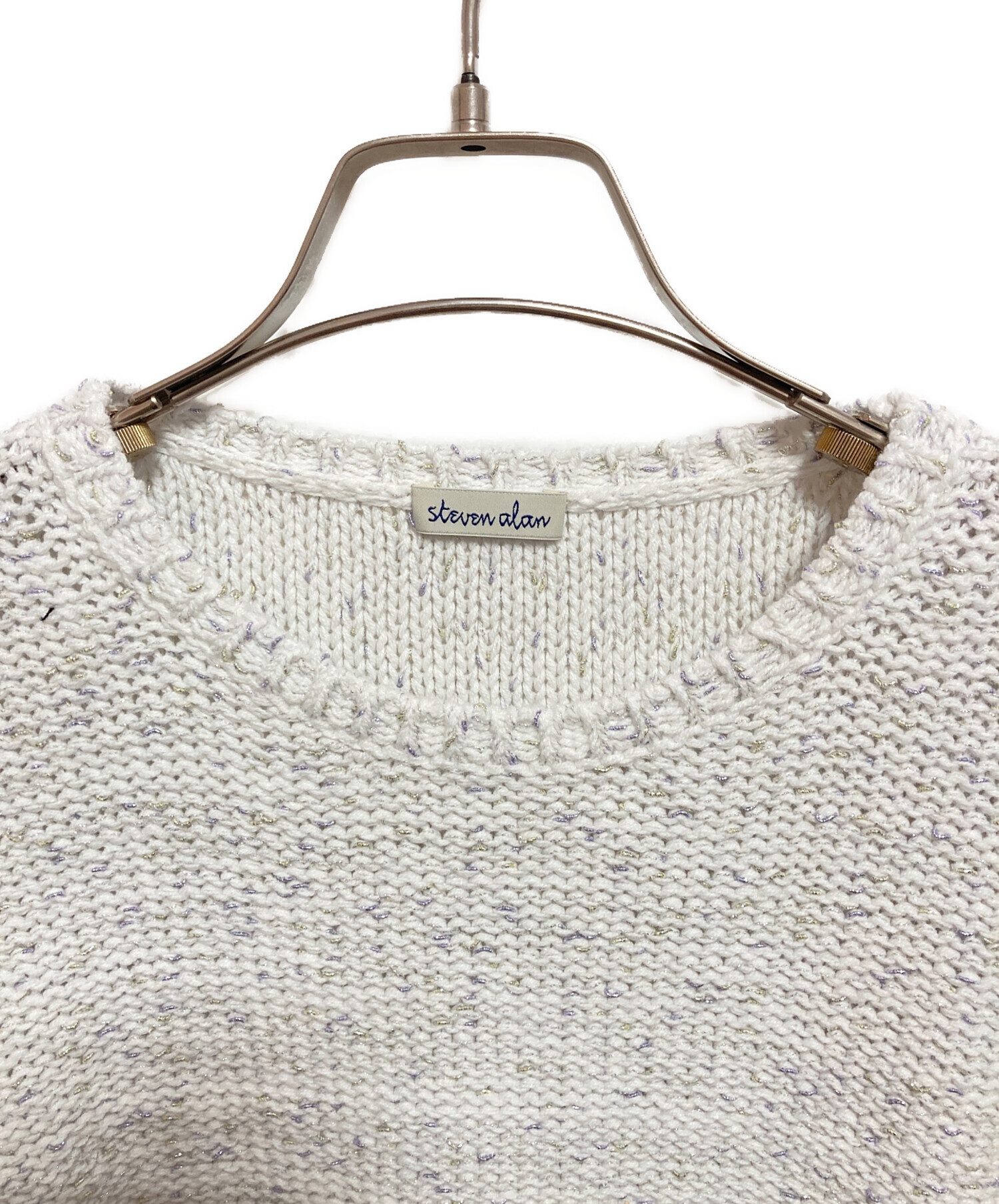 中古・古着通販】STEVEN ALAN (スティーブンアラン) ラメ ニット プル