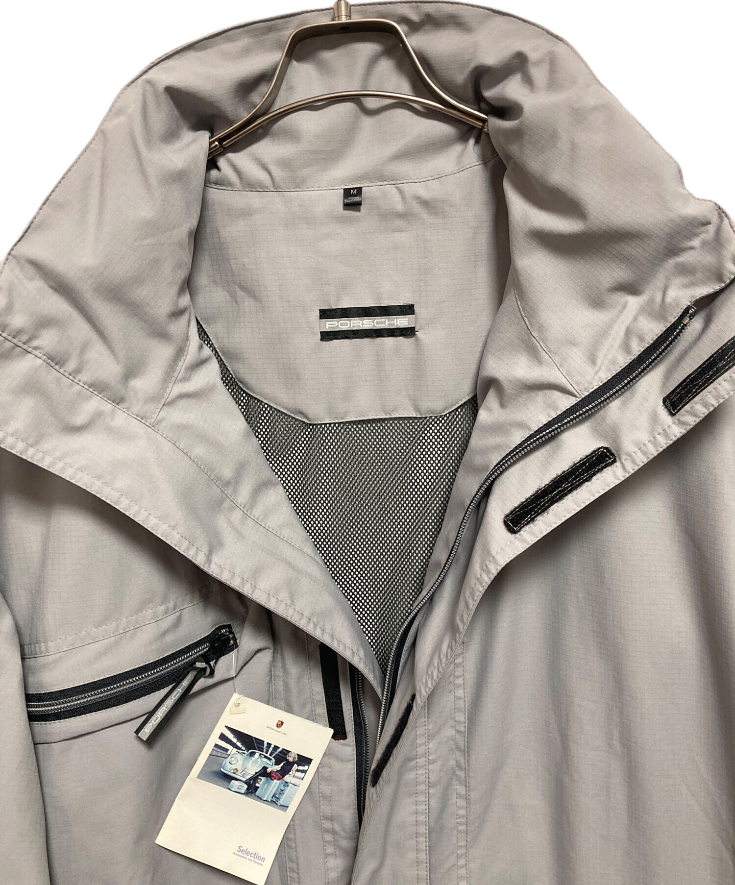 中古・古着通販】PORSCHE (ポルシェ) リップストップジャケット グレー