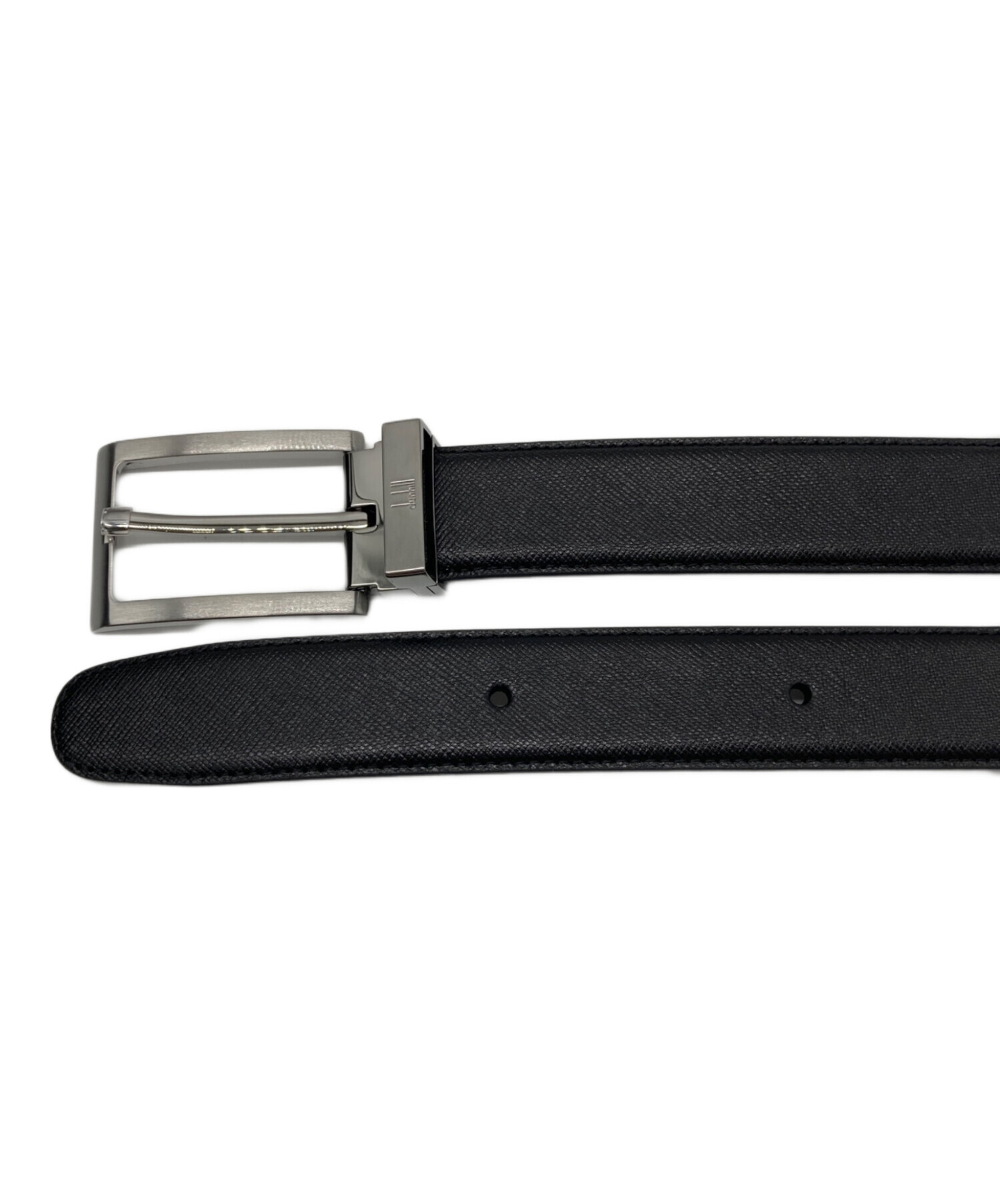 中古・古着通販】dunhill (ダンヒル) レザーベルト ブラック サイズ:42 