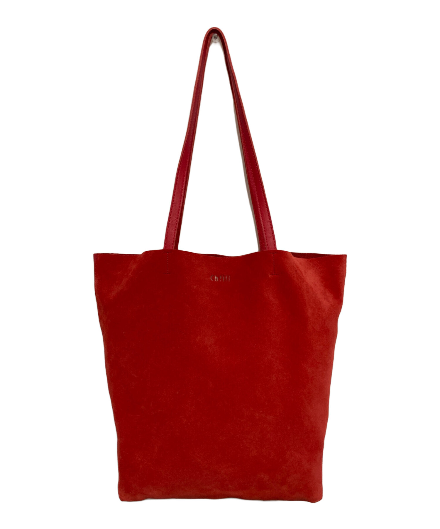 チーバッグ ch!iii ハンドバッグ レザー 赤 レッド chiiiibagレザー