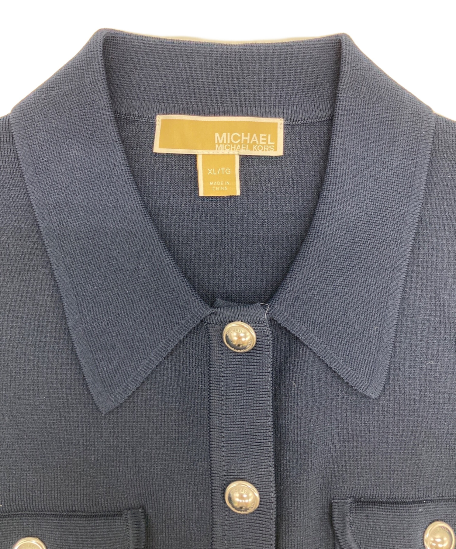 中古・古着通販】MICHAEL KORS (マイケルコース) ニット半袖ワンピース