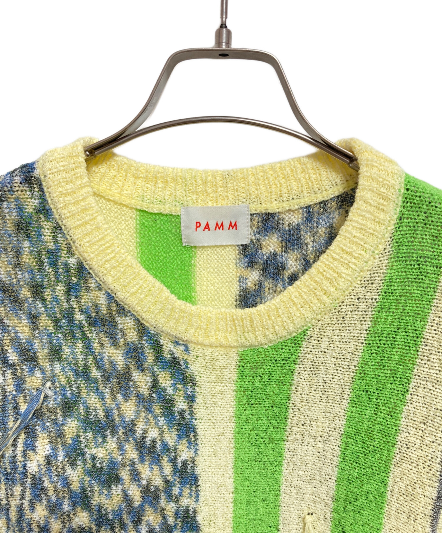 PAMM ニットベスト PAMM（パム）の「MARBLE PAMM knit vest（ベスト 